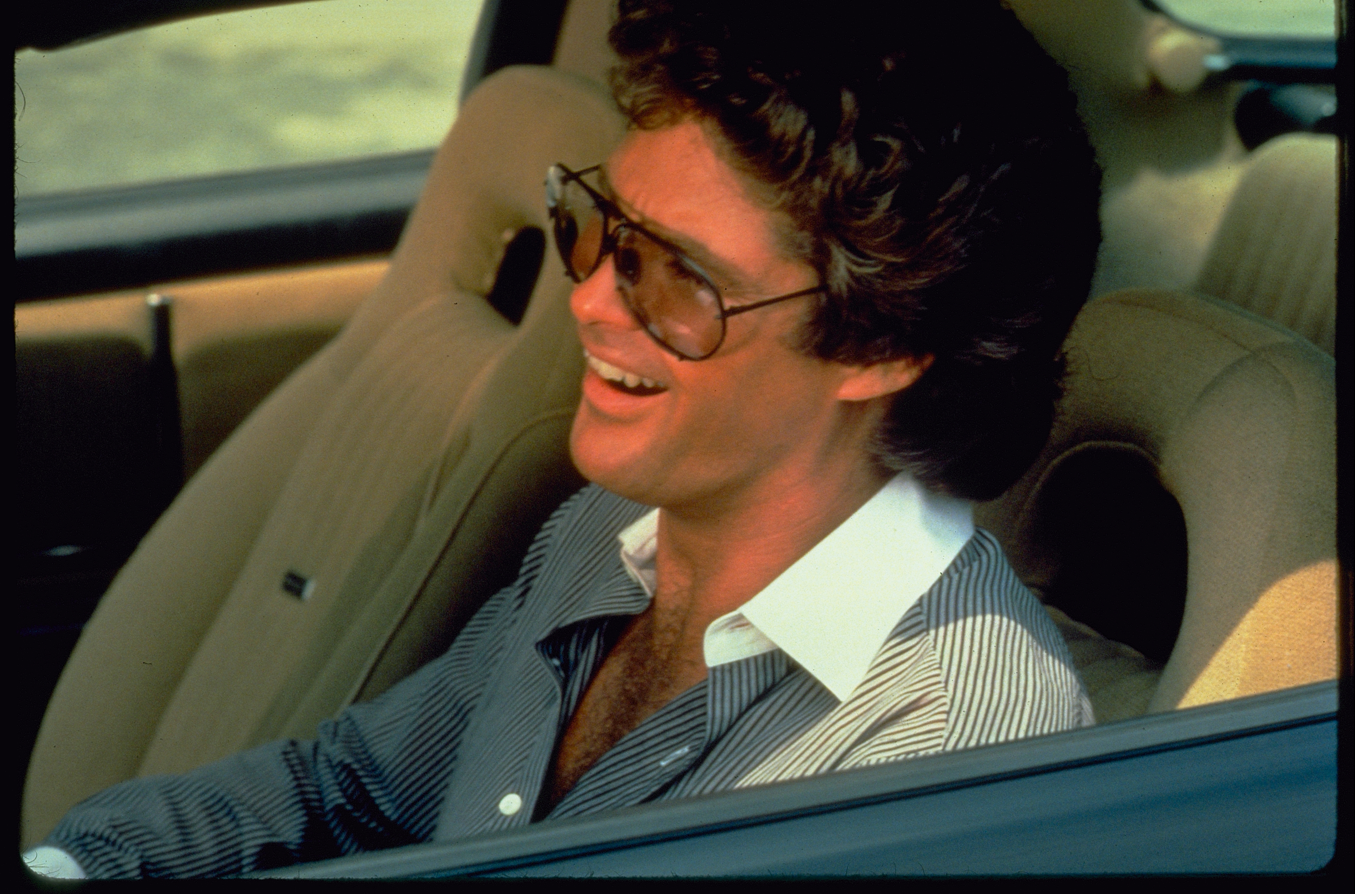 Michael Knight (David Hasselhoff) in Knight Rider