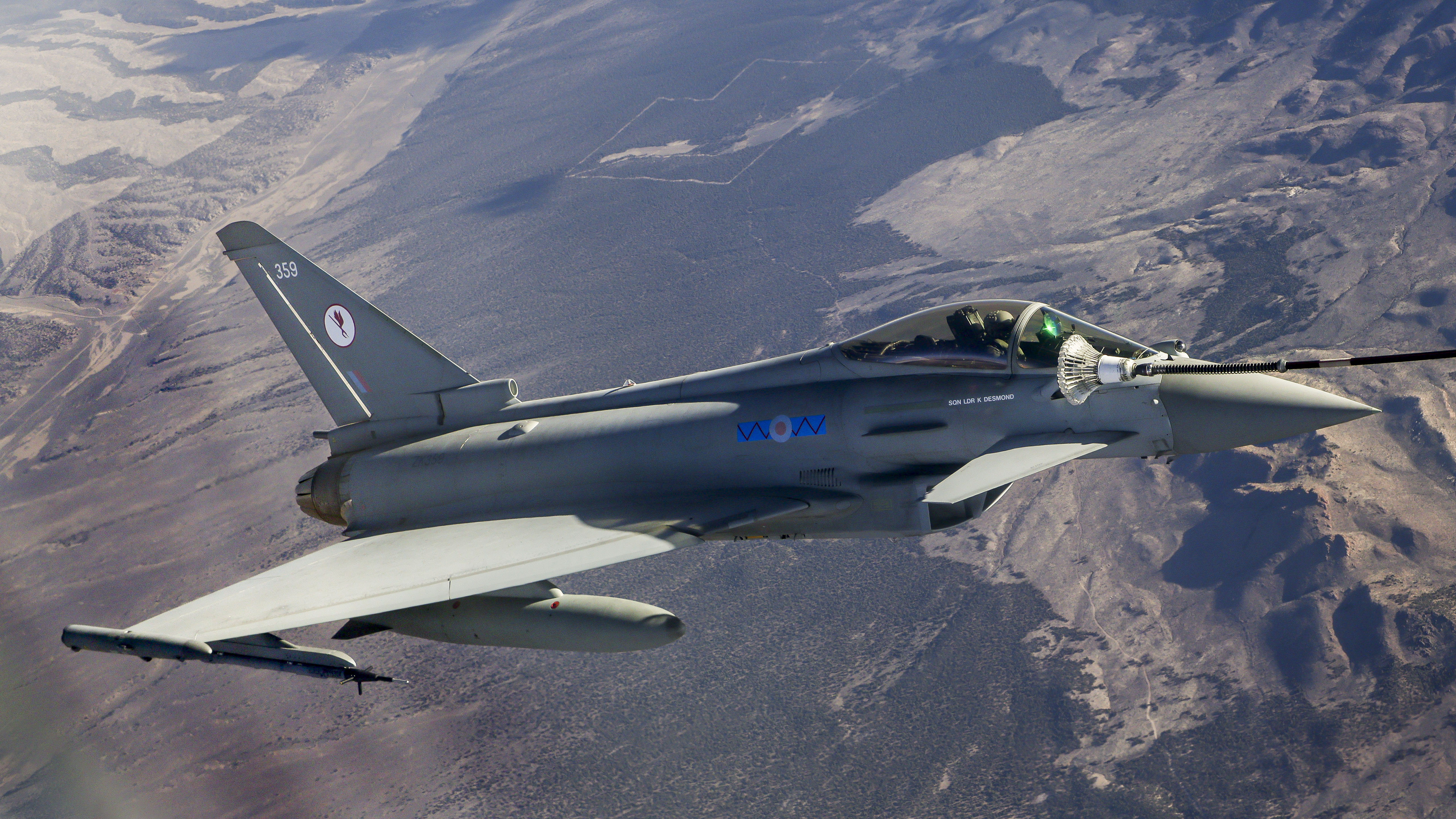 The RAF's Typhoon is fast and agile (Picture: MOD)