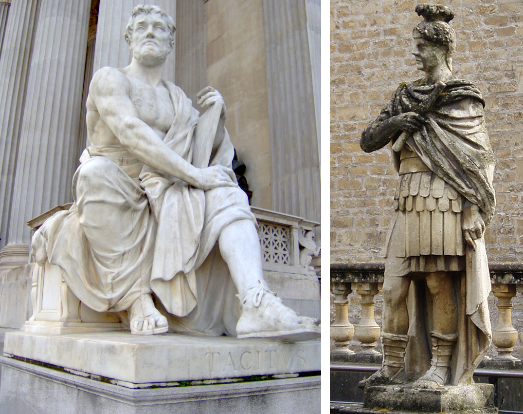 Tacitus and Agricola statues