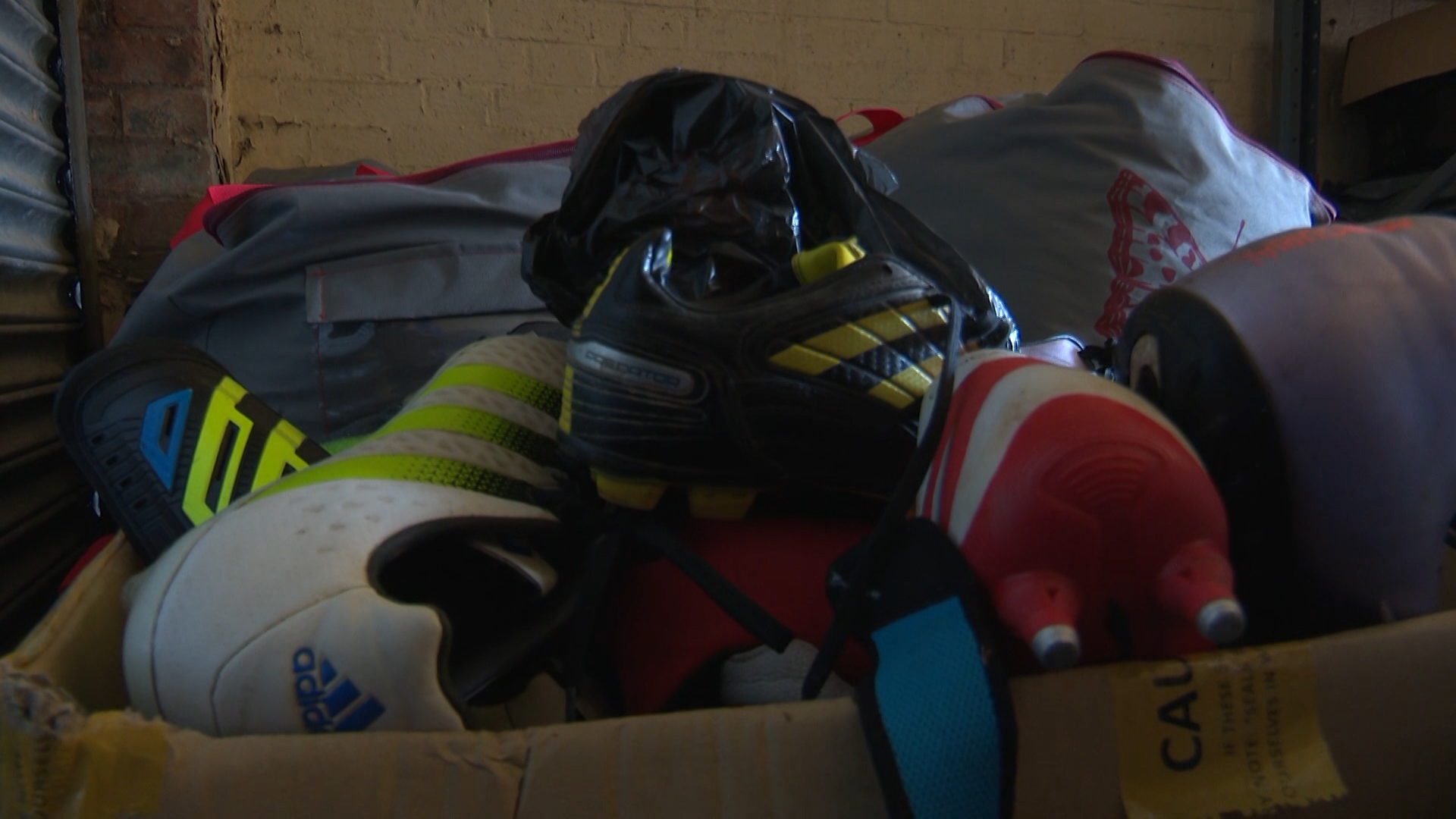 Football boots are also being taken over to Nepal.