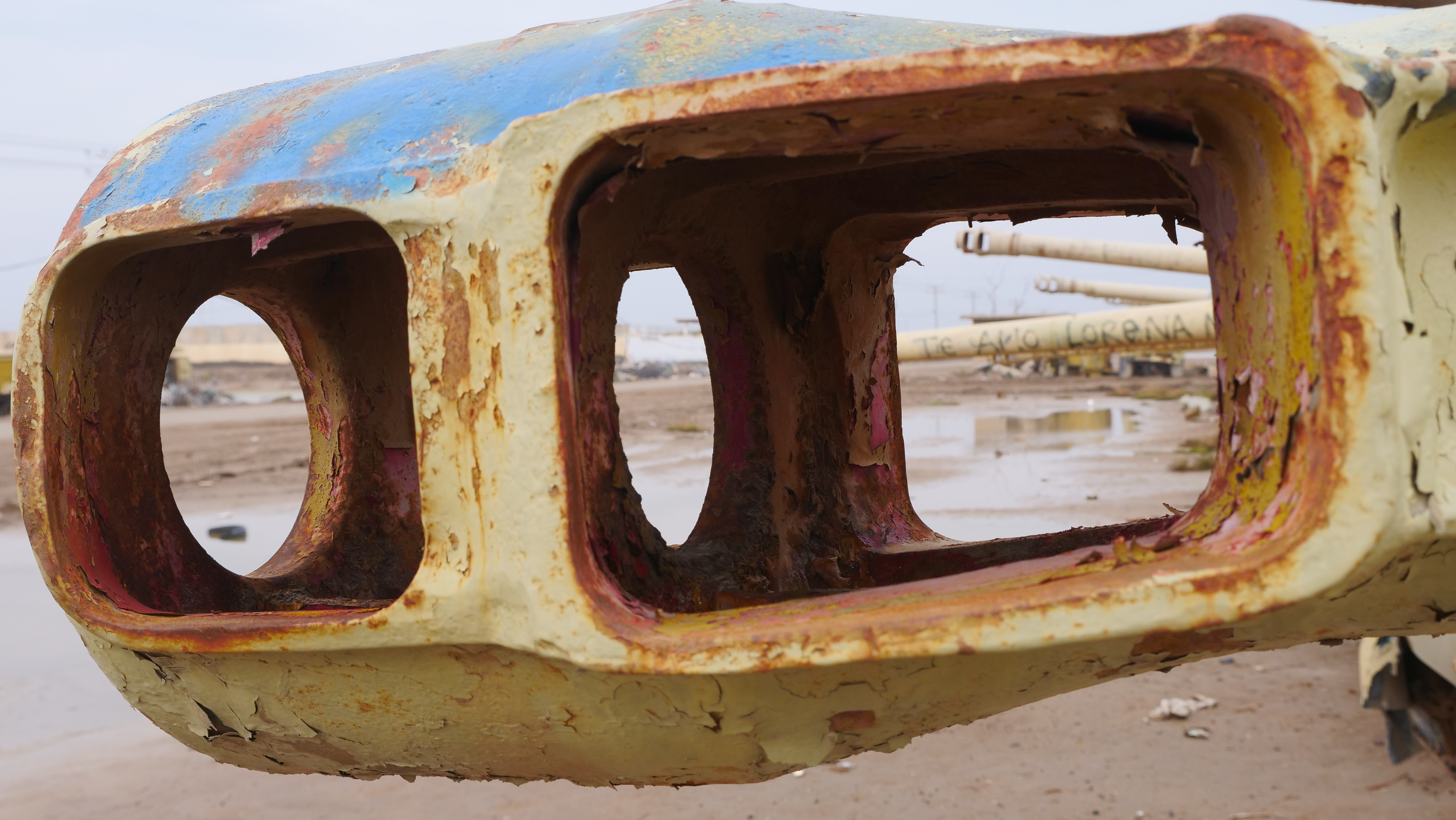 Tank graveyard Iraq