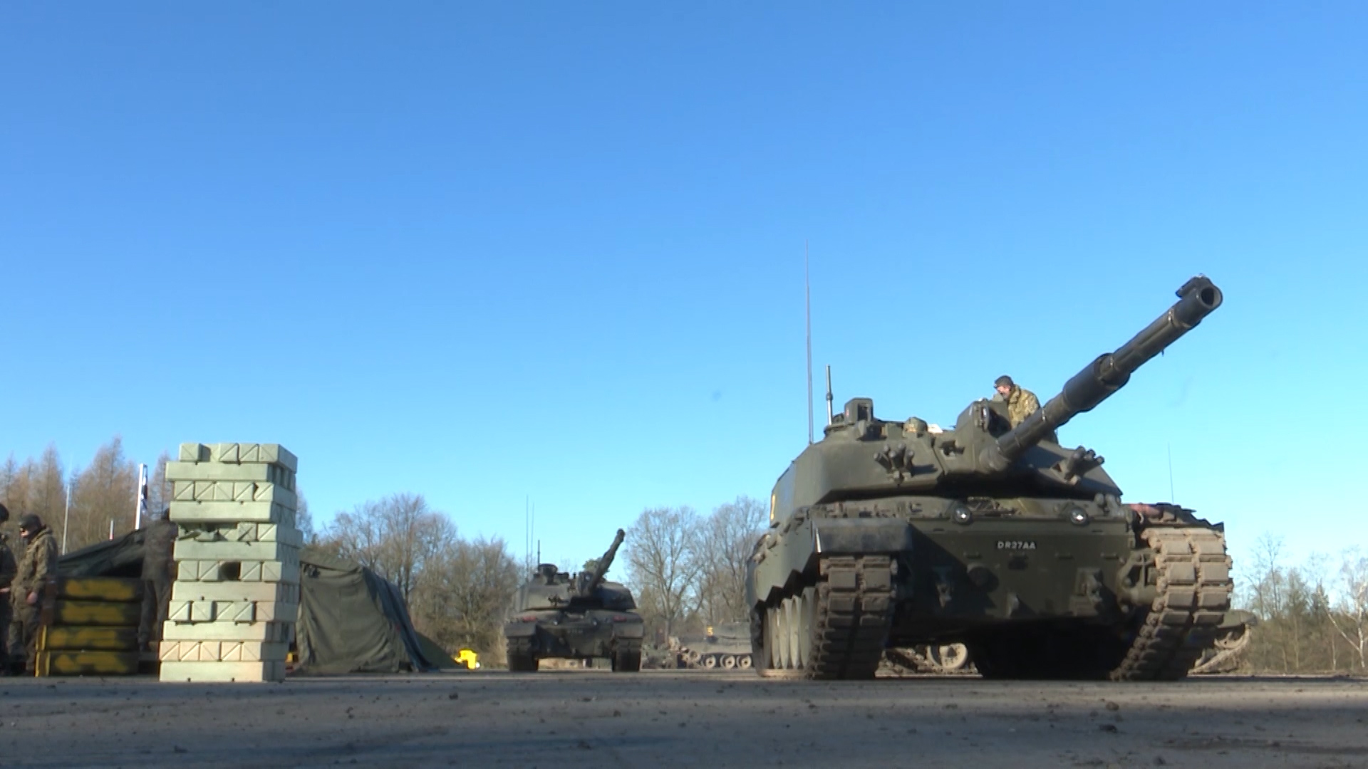 Tanks in Germany 190219 CREDIT BFBS