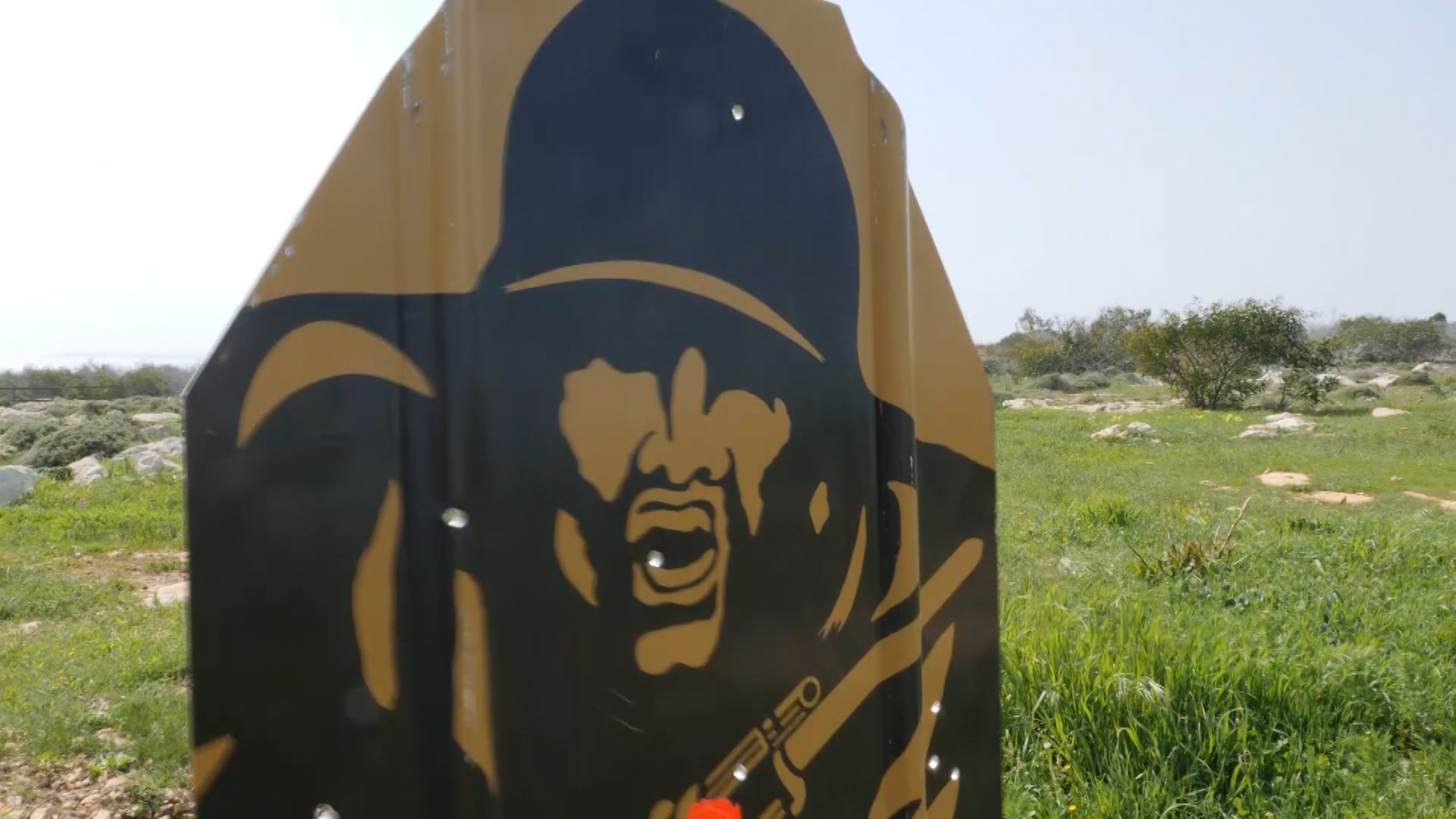 Target used during training in Cyprus 010319 CREDIT BFBS