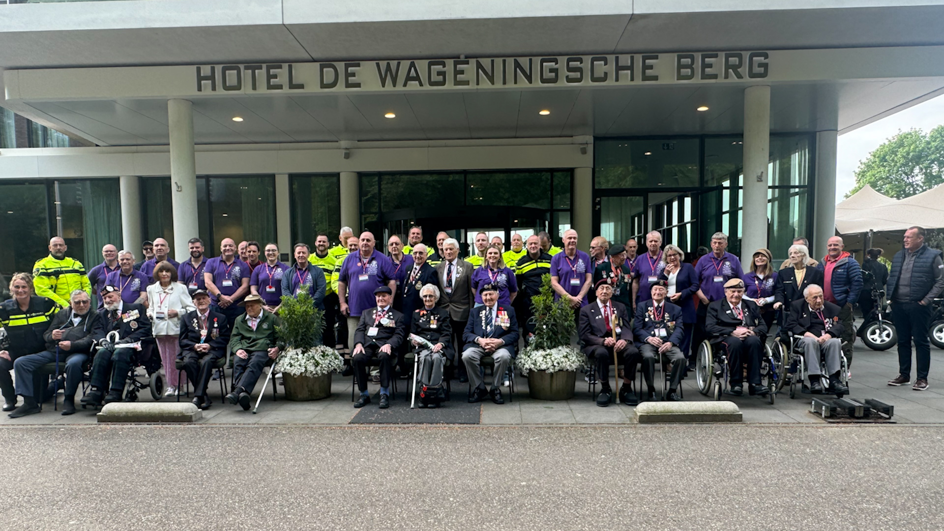 Taxi Charity for Military Veterans have travelled to the Netherlands to mark the Dutch national day of remembrance