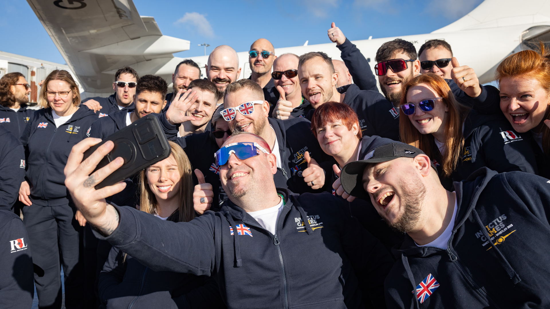 Team UK athletes prepare to depart from Birmingham Airport to Canada for the Invictus Games CREDIT RBL DATE 06022025.jpg
