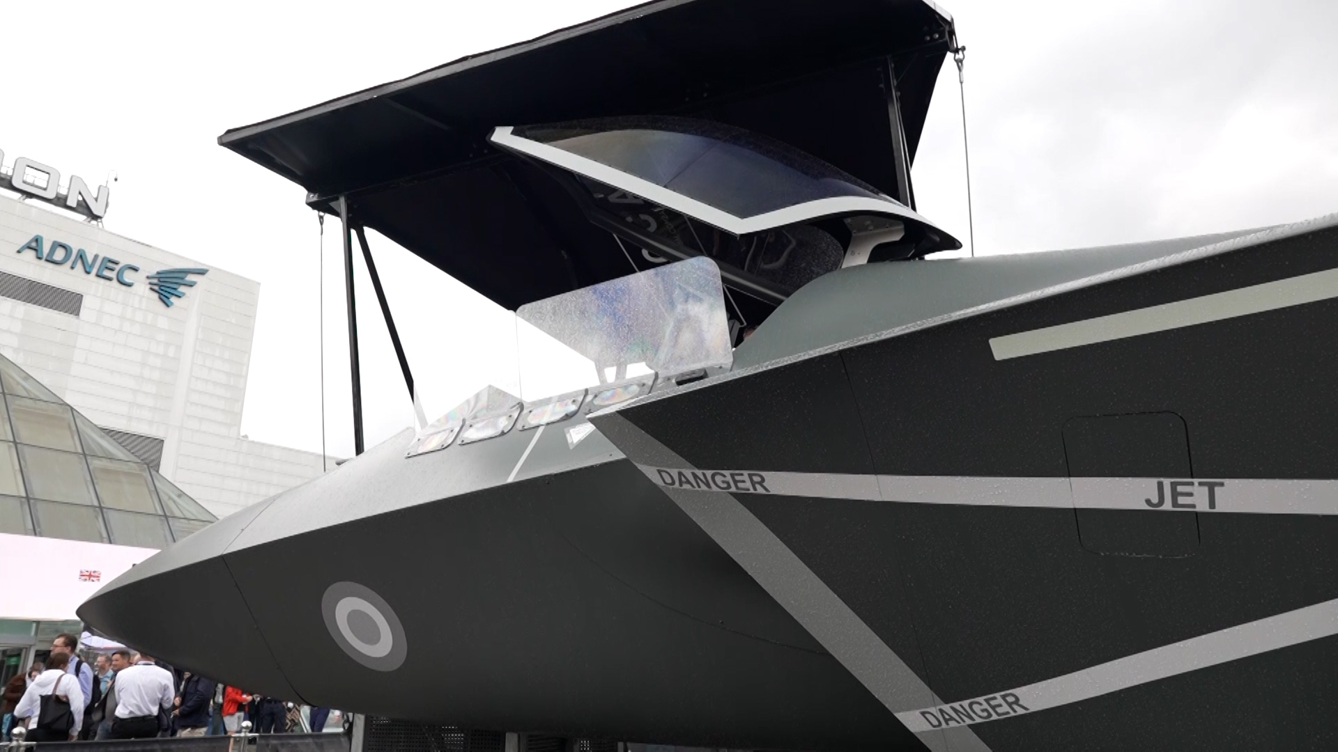 This Tempest mock-up was on display at DSEI 2025