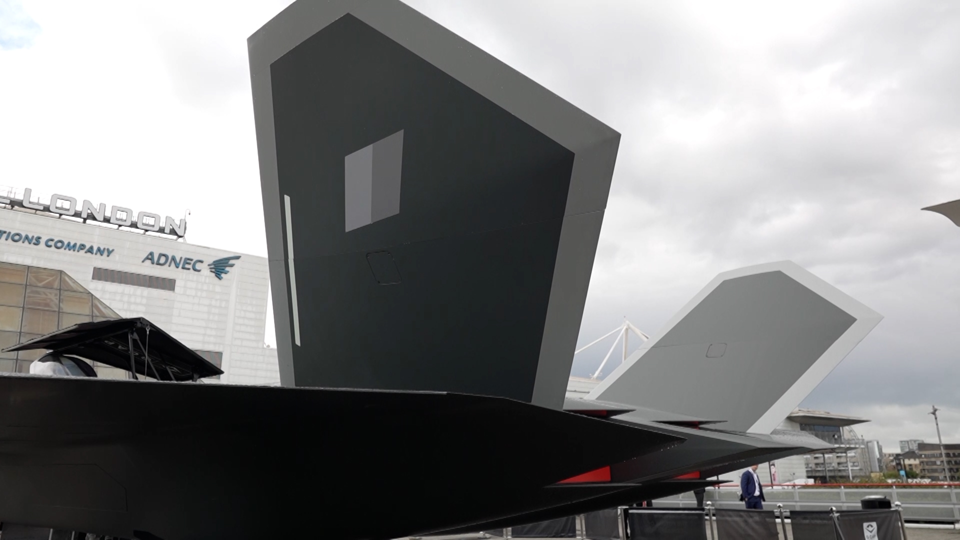 While this mock-up was sporting RAF markings, the Tempest will also be operated by Italy and Japan