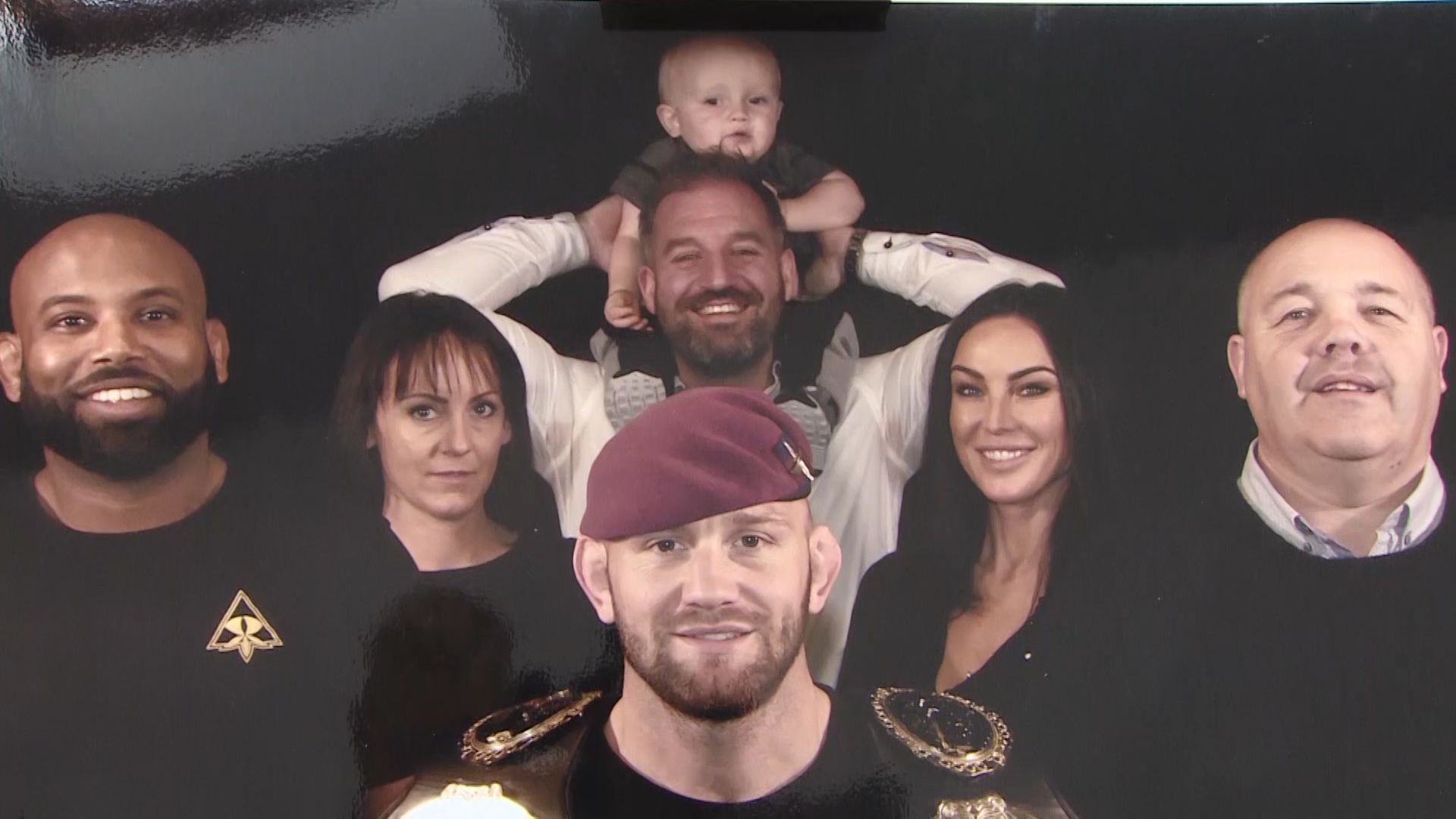 Terry Brazier and family 121118 CREDIT BFBS