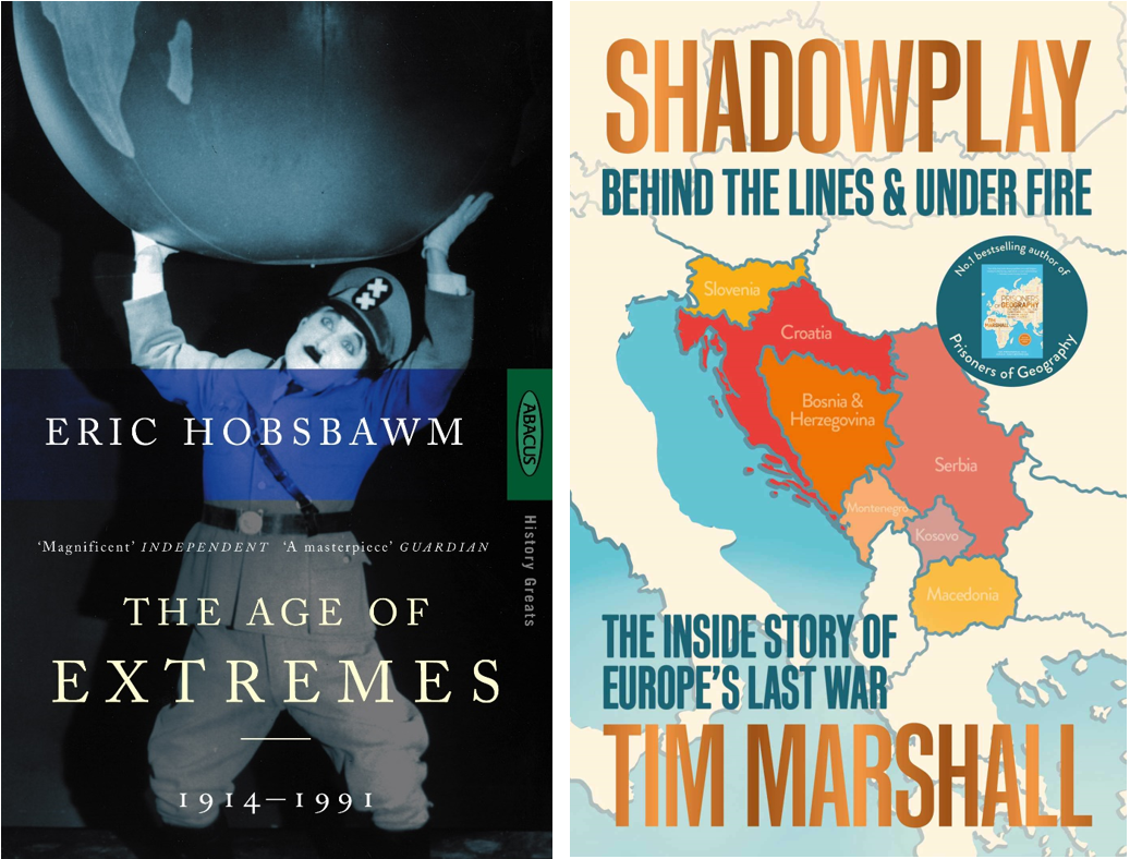 book covers of The Age of Extremes and Shadowplay