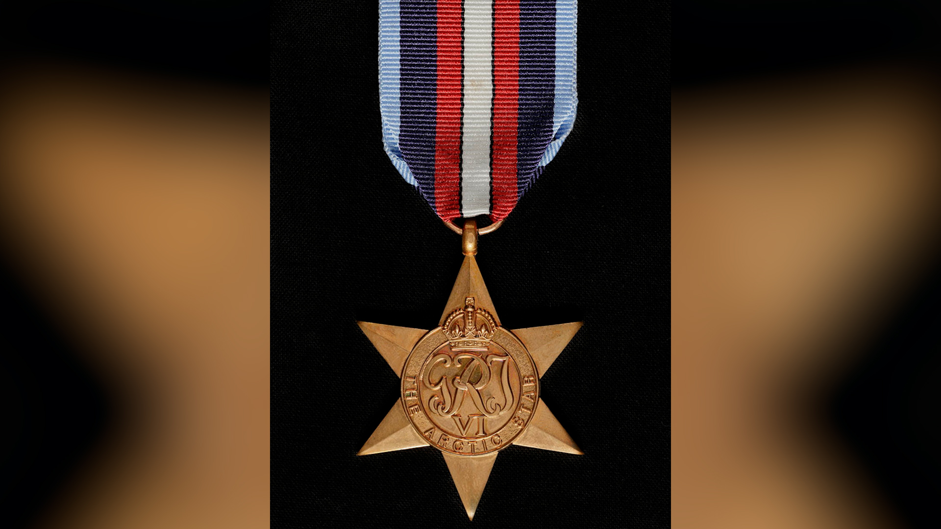 The Arctic Star, a military campaign medal for those who served on the Arctic Convoys north of the Arctic Circle 12092016 CREDIT MOD