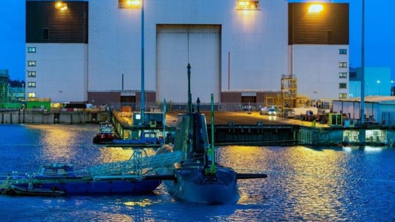 The Astute class submarine built by BAE Systems, HMS Anson officially commissioned into the Royal Navy 31082022 (Picture: BAE Systems).