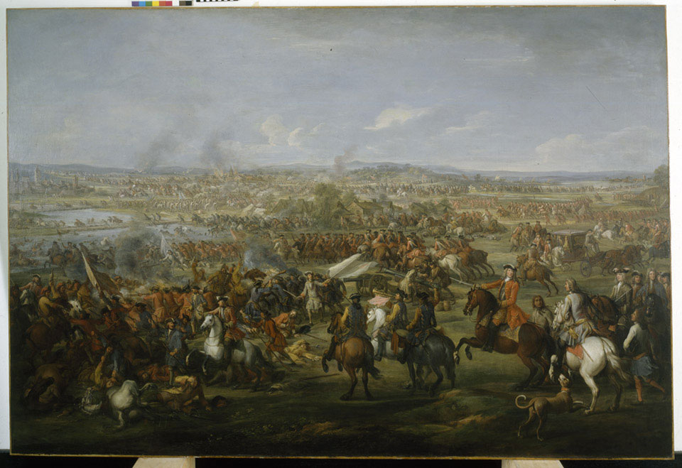 Illustration of the Battle of Blenheim 1704