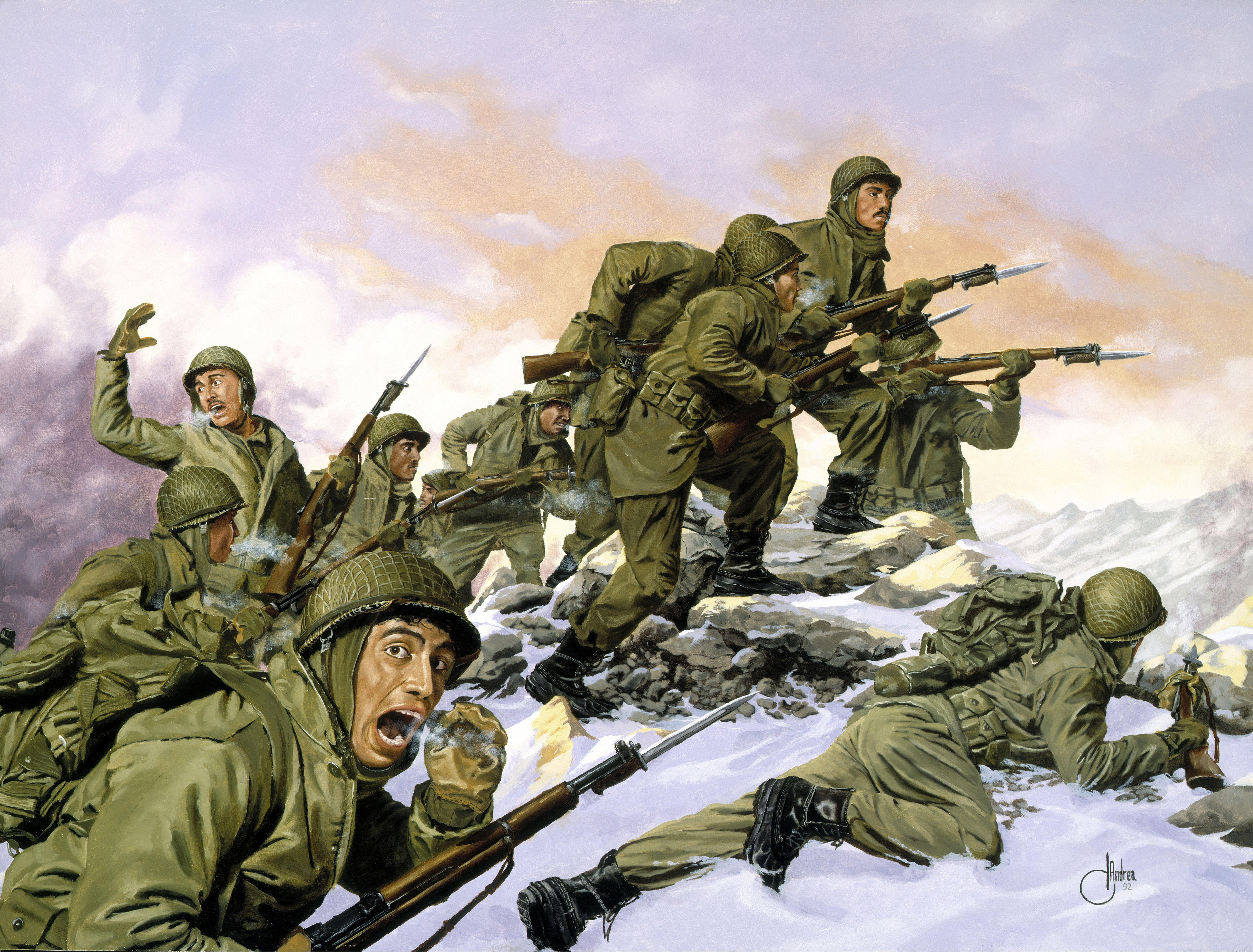 The Borinqueneers, Puerto Rico's 65th Infantry regiment in Korean War (232-464) Feb 2 1951 assault on Chinese