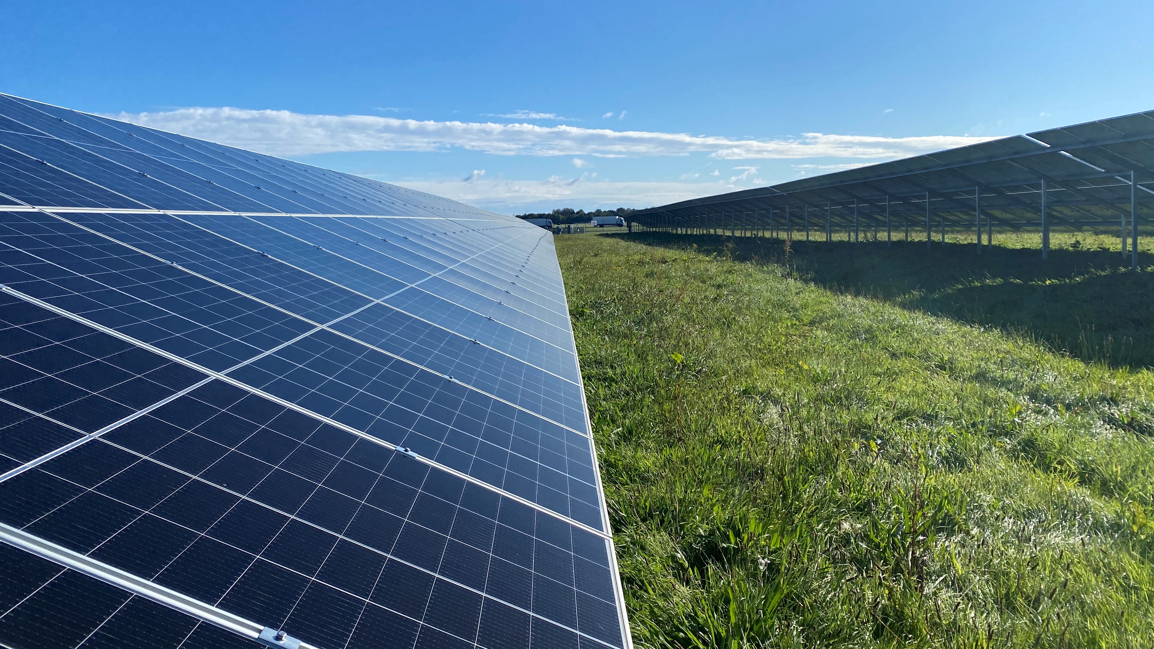 The solar farm at Defence School of Transport