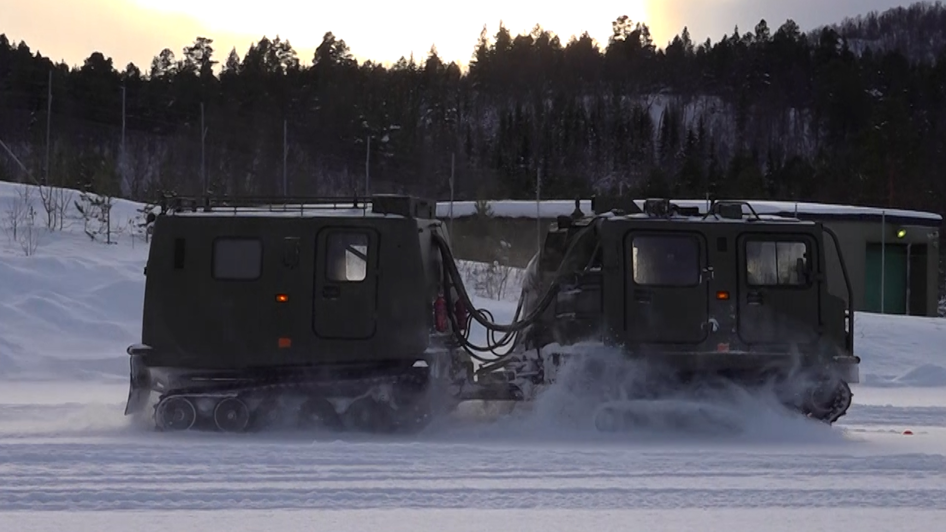 The Bv 206 was designed to carry troops and equipment through harsh terrain, here training in Norway 12032024 CREDIT BFBS