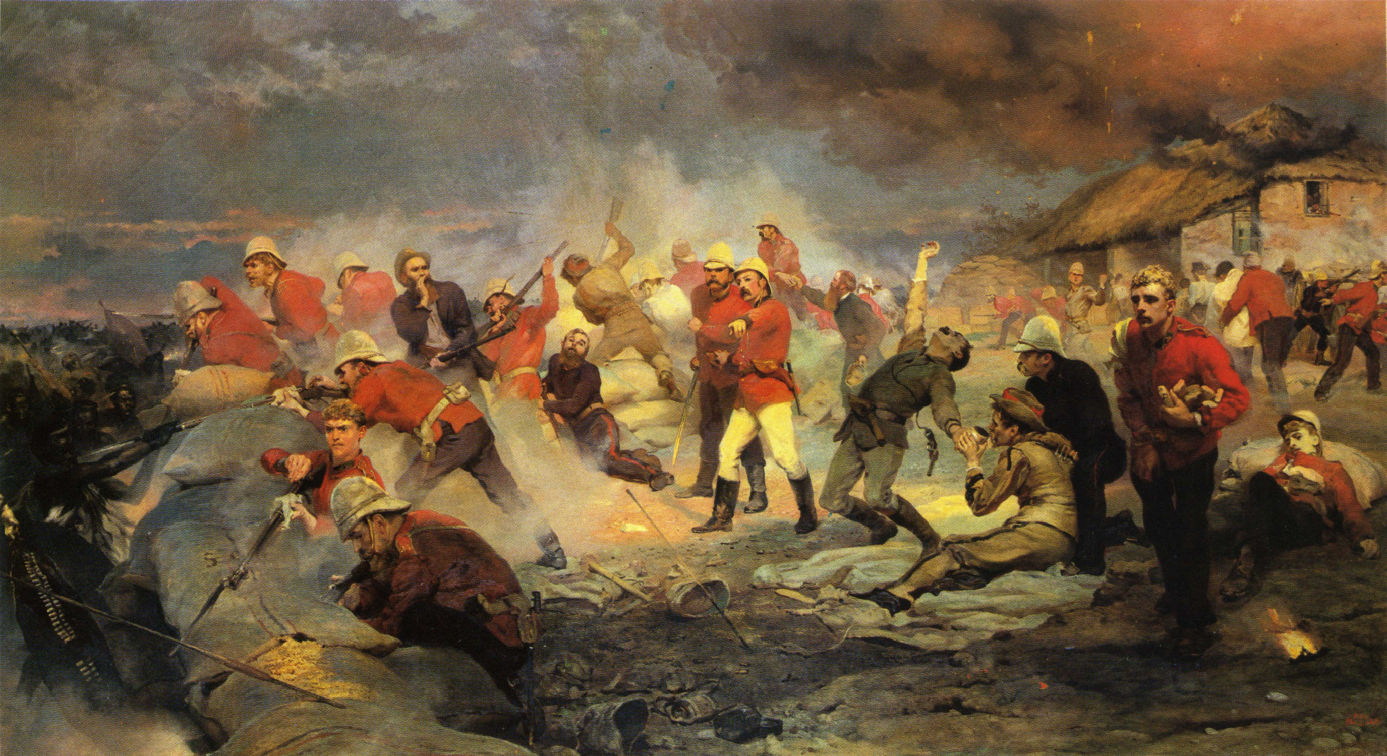 'The Defence of Rorke's Drift' by Lady Butler (1880)