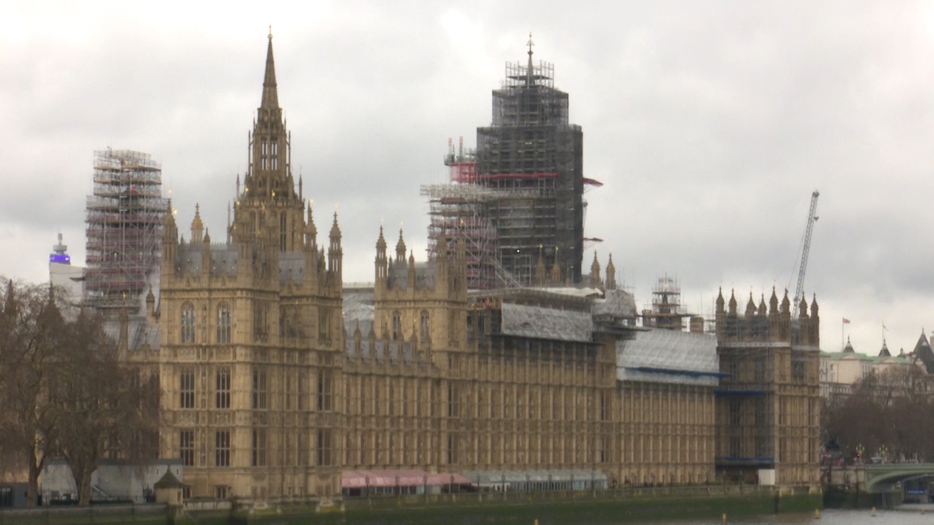 The Elizabeth Tower has been undergoing maintenance work since August 2017. 