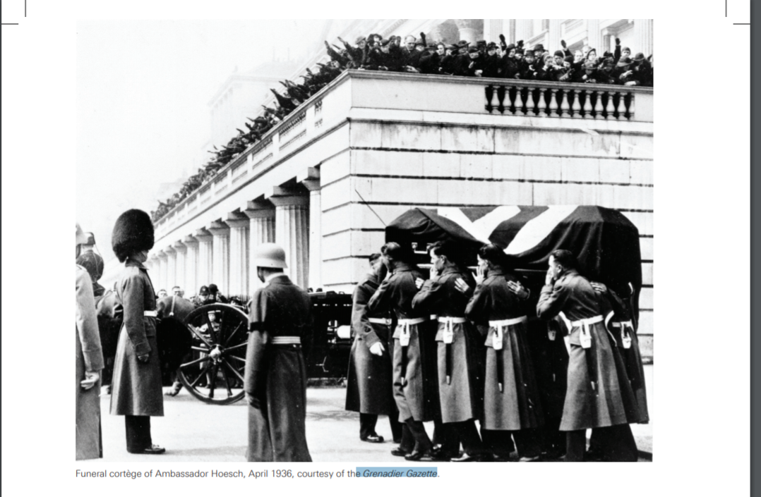 funeral of leopold von hoesch