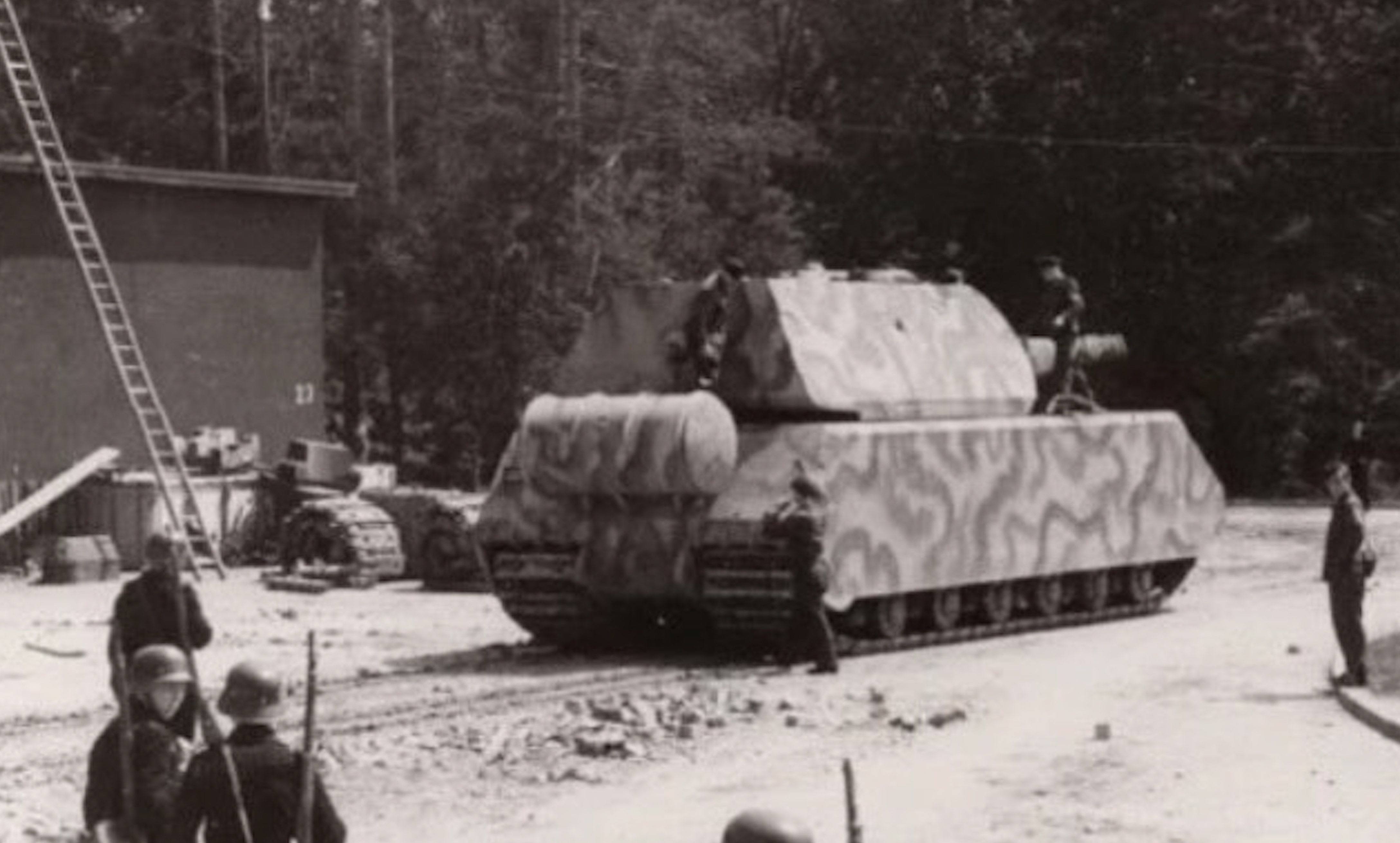 The German Panzer VIII Maus weighed 188 tons and only two prototypes were ever built (Picture: Bovington Tank Museum).
