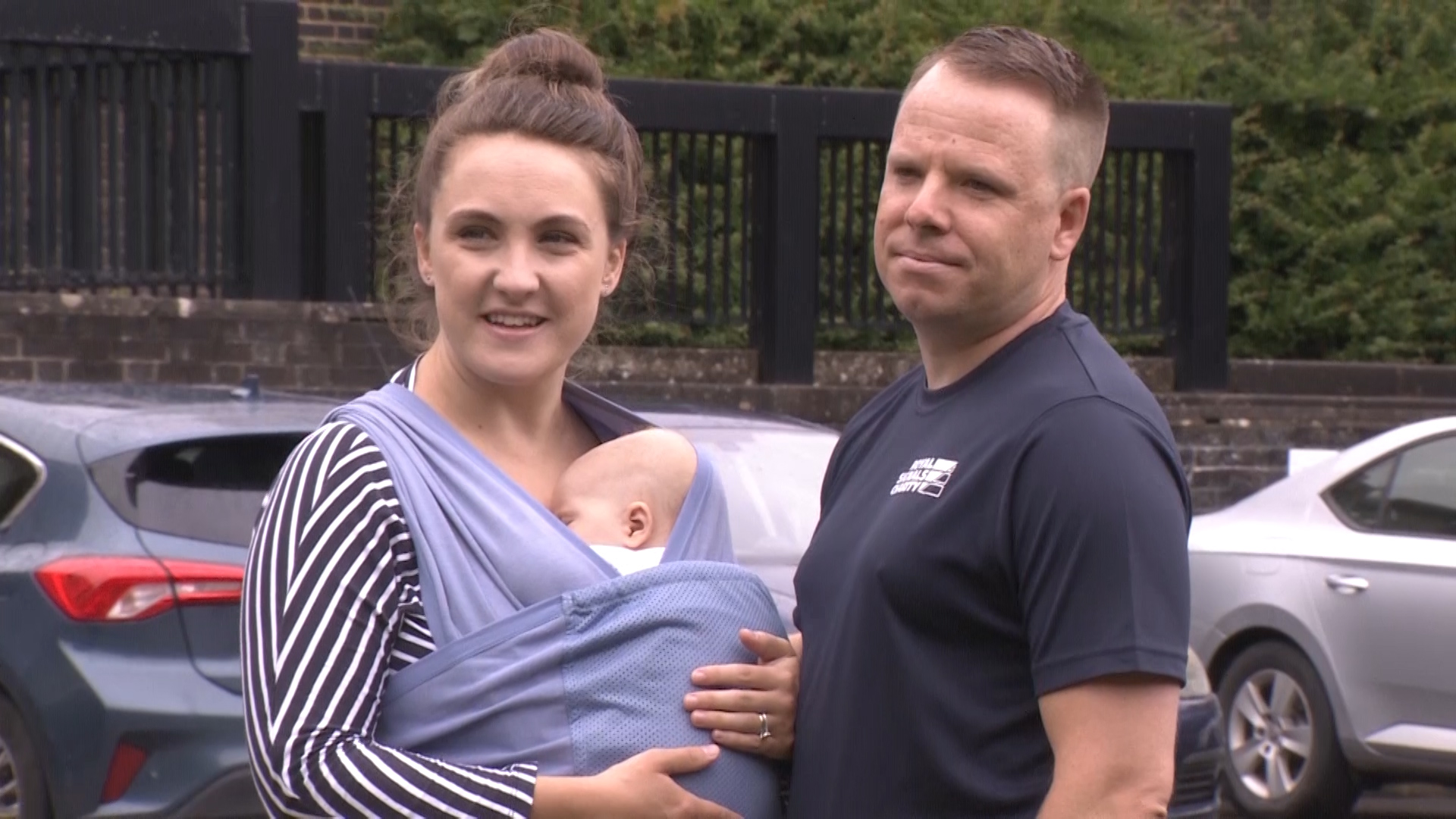 In March, Corporal Hayes' family welcomed baby Lucy into the world.