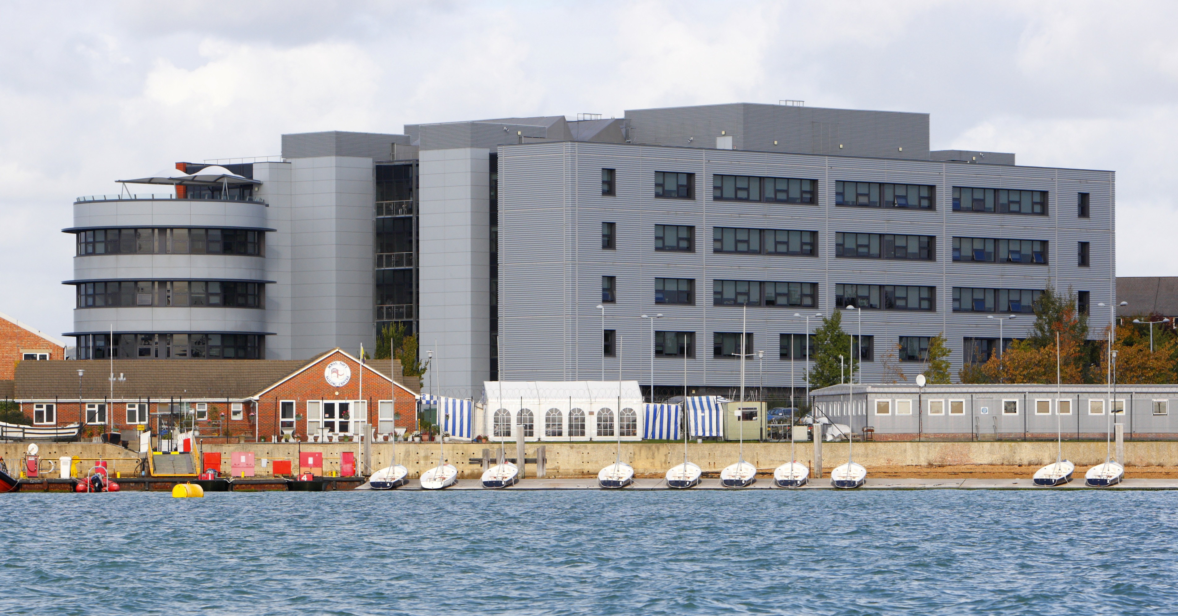 Cover image: Library photo of the Leach building on Whale Island, Portsmouth (Picture: PA).