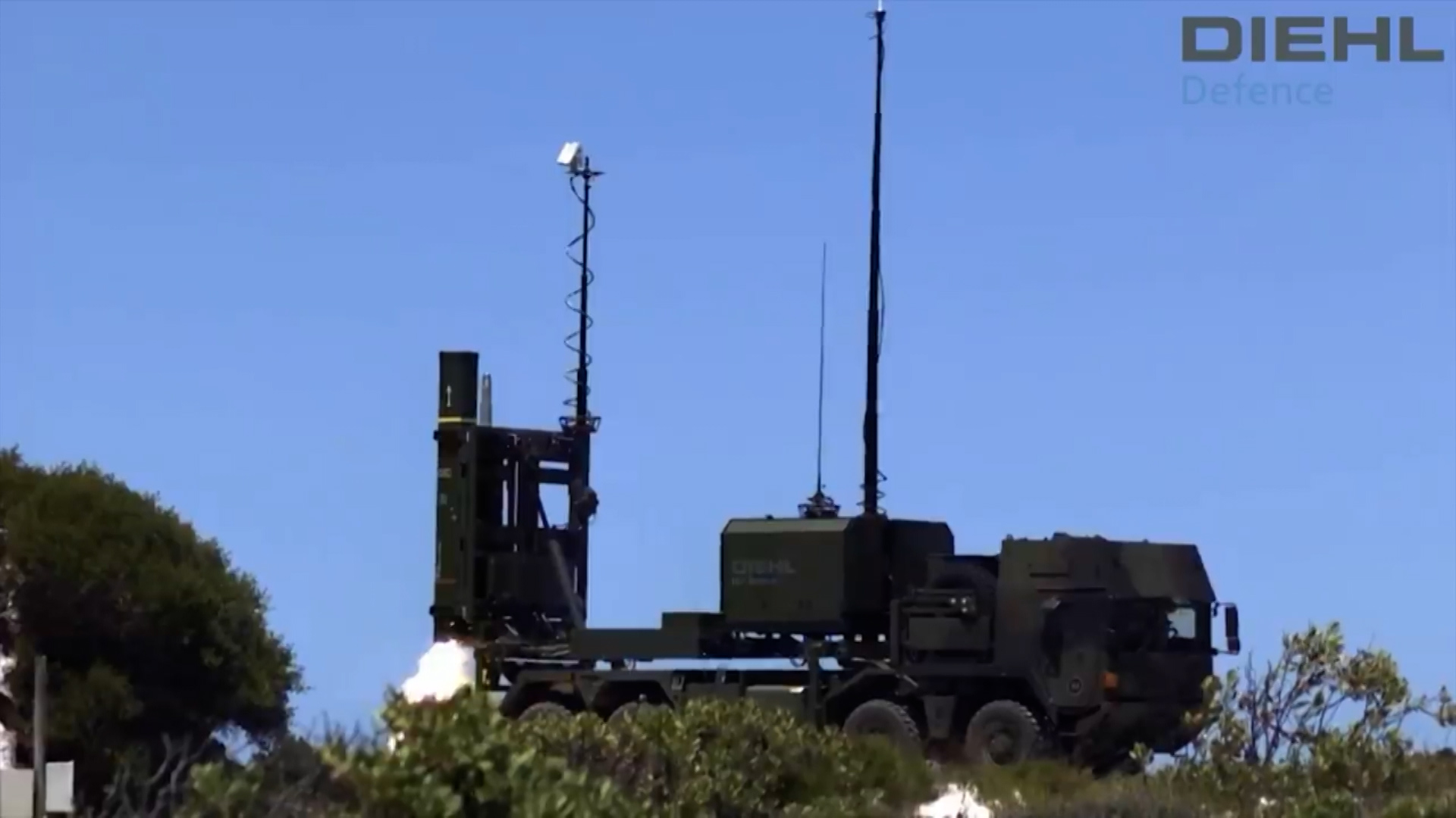 The IRIS-T Surface Launches Missile air defence system being used by Ukrainian forces 241022