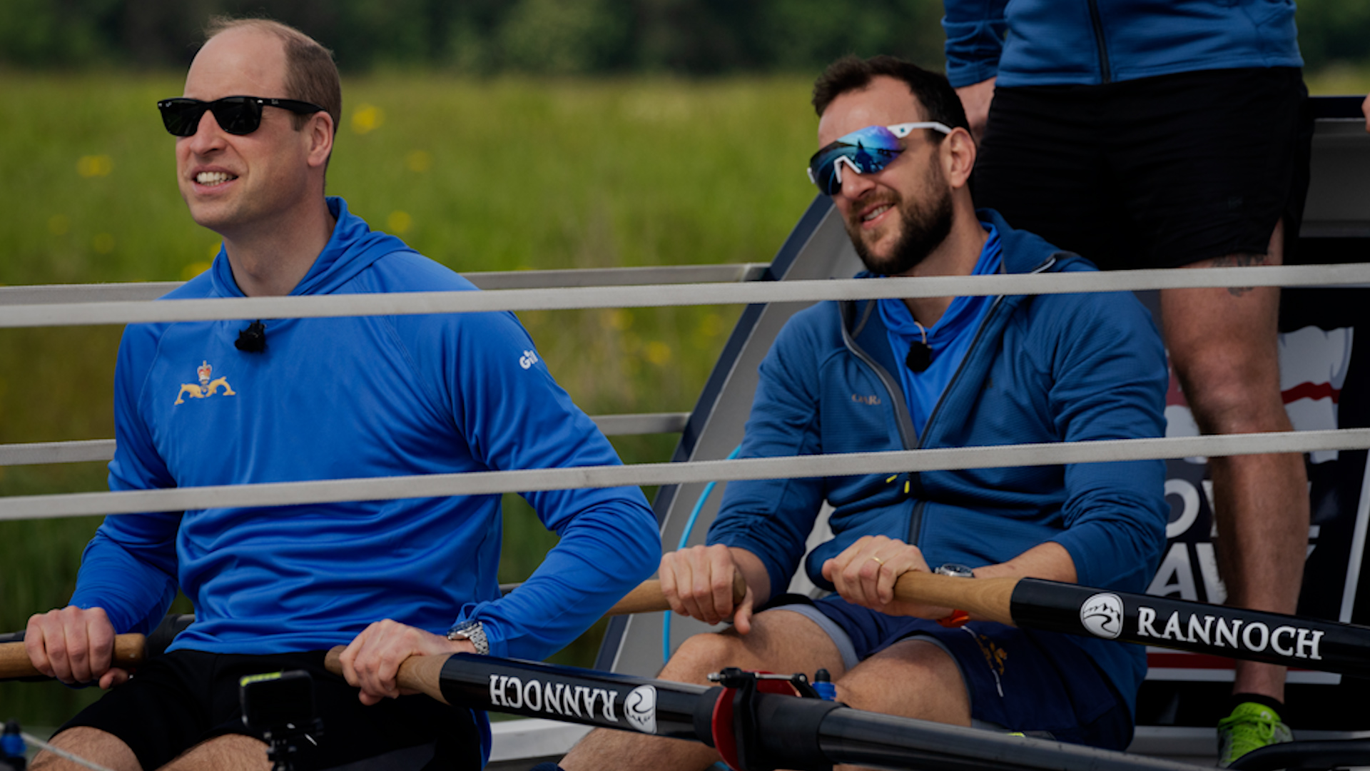 The Prince of Wales, William, joined HMS Oardacious crew, Dorney Lake 210523 NO USE AFTER 311223 CREDIT Kensington Palace