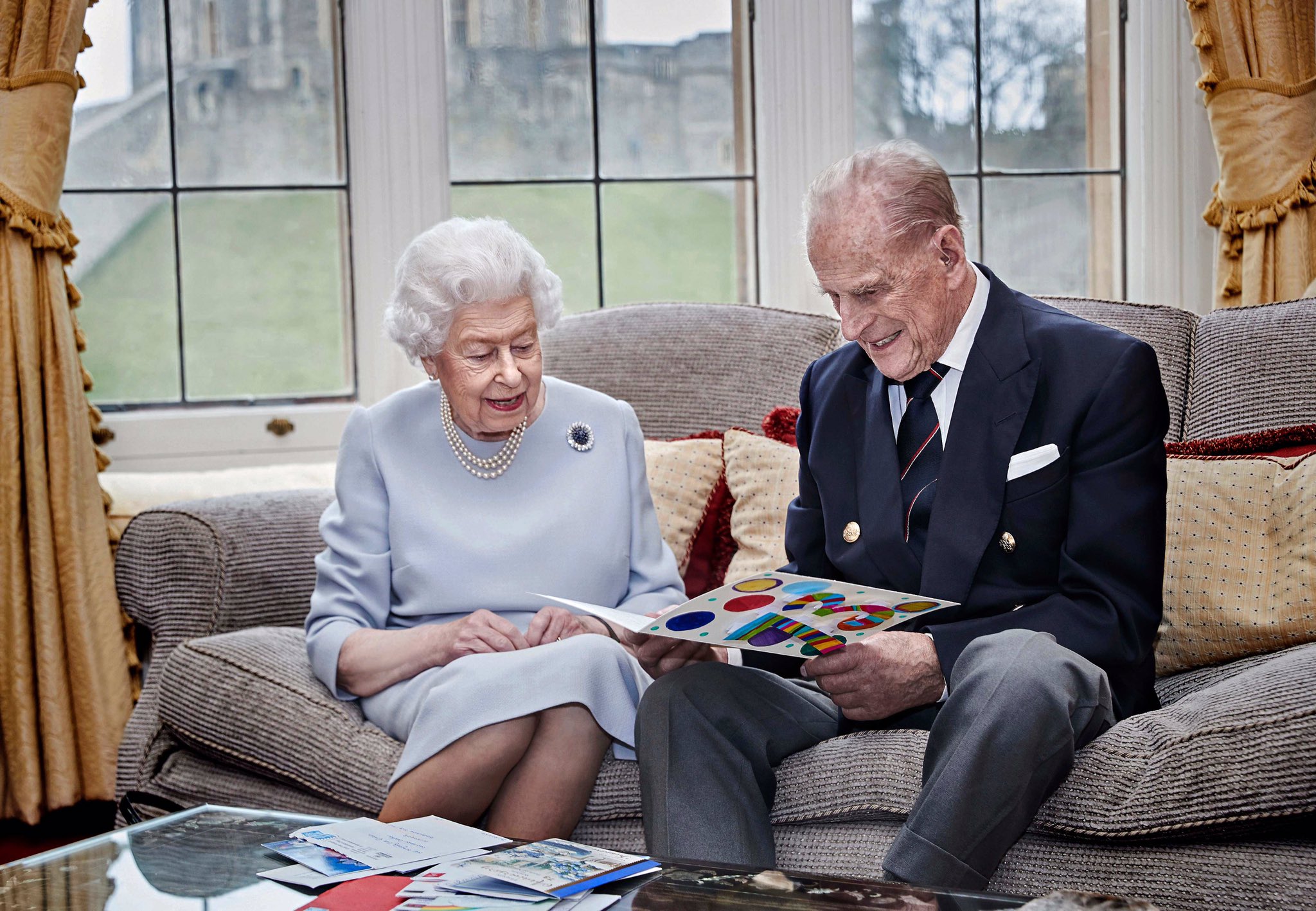 The Queen and Prince Philip in photo released for their 73rd wedding anniversary