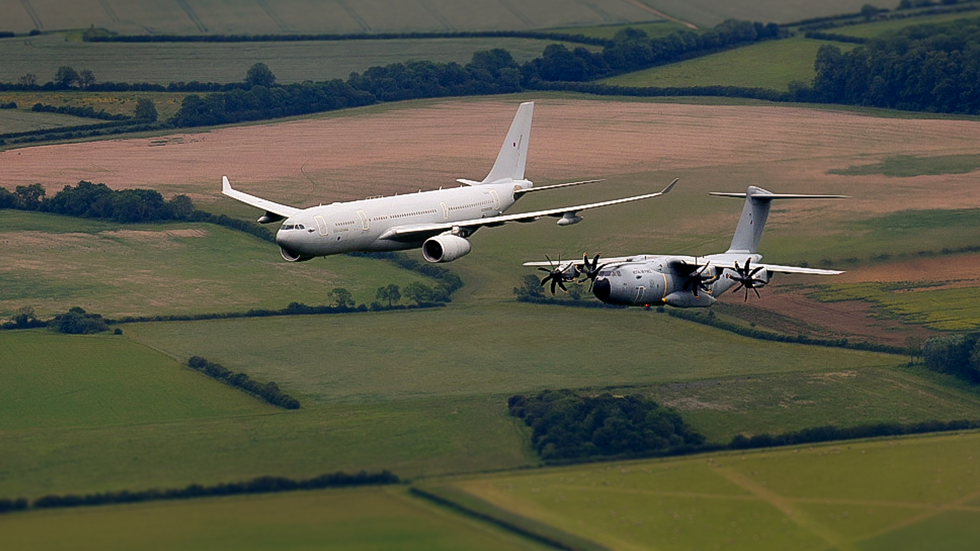 The RAF recently flew a rehearsal flypast over RAF College Cranwell in Lincolnshire
