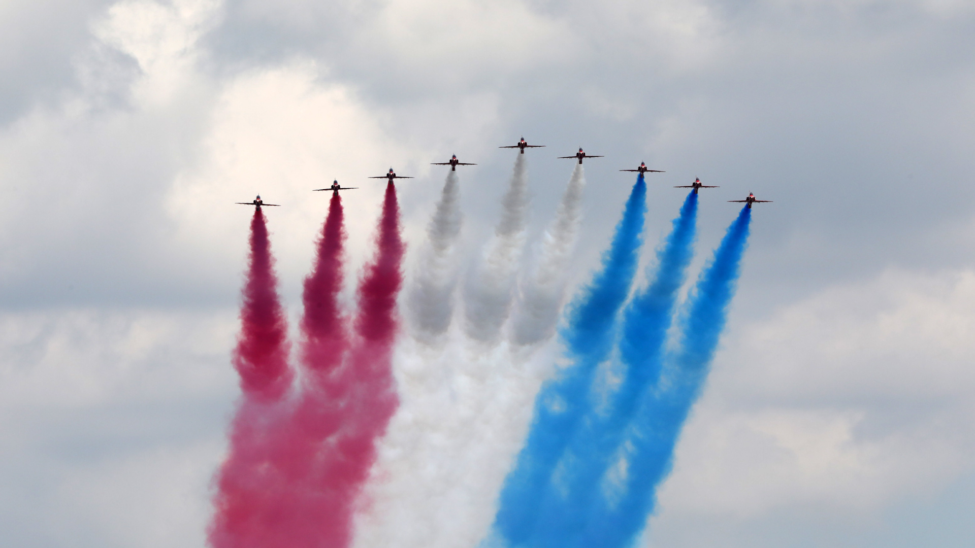 The Red Arrows perform a flypast to mark the Queen's Platinum Jubilee in June (Picture: MOD Crown Copyright).