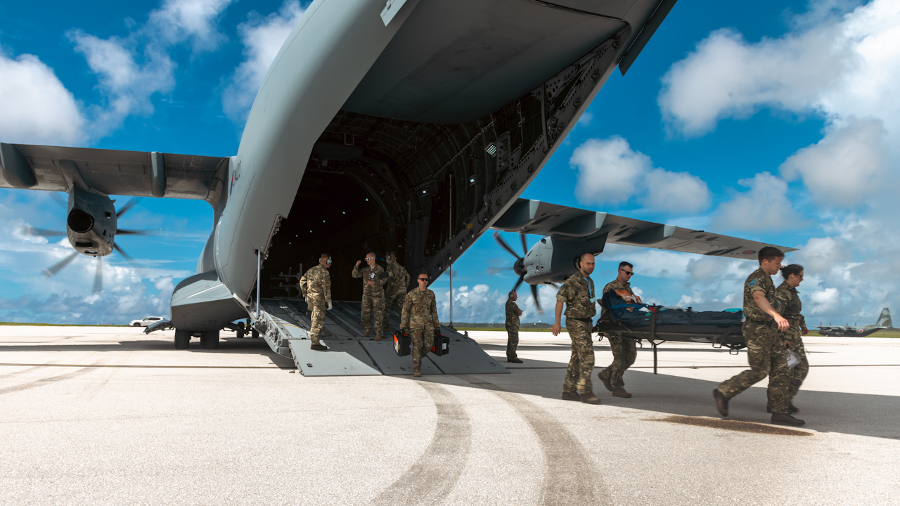 Exercise Mobility Guardian 23 is one of the largest Aero Medical Evacuation exercises in many years (Picture: Royal Air Force).