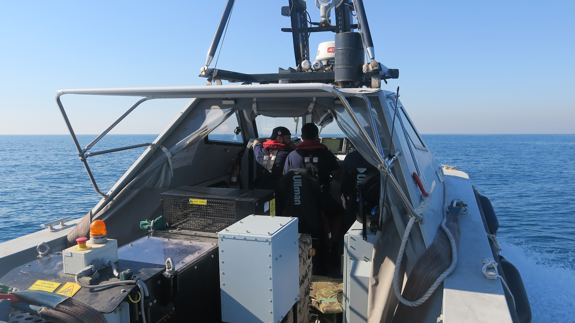 The Royal Navy joined personnel from the French and American navies to take part in Exercise Artemis Trident in the Gulf (Picture: Royal Navy).