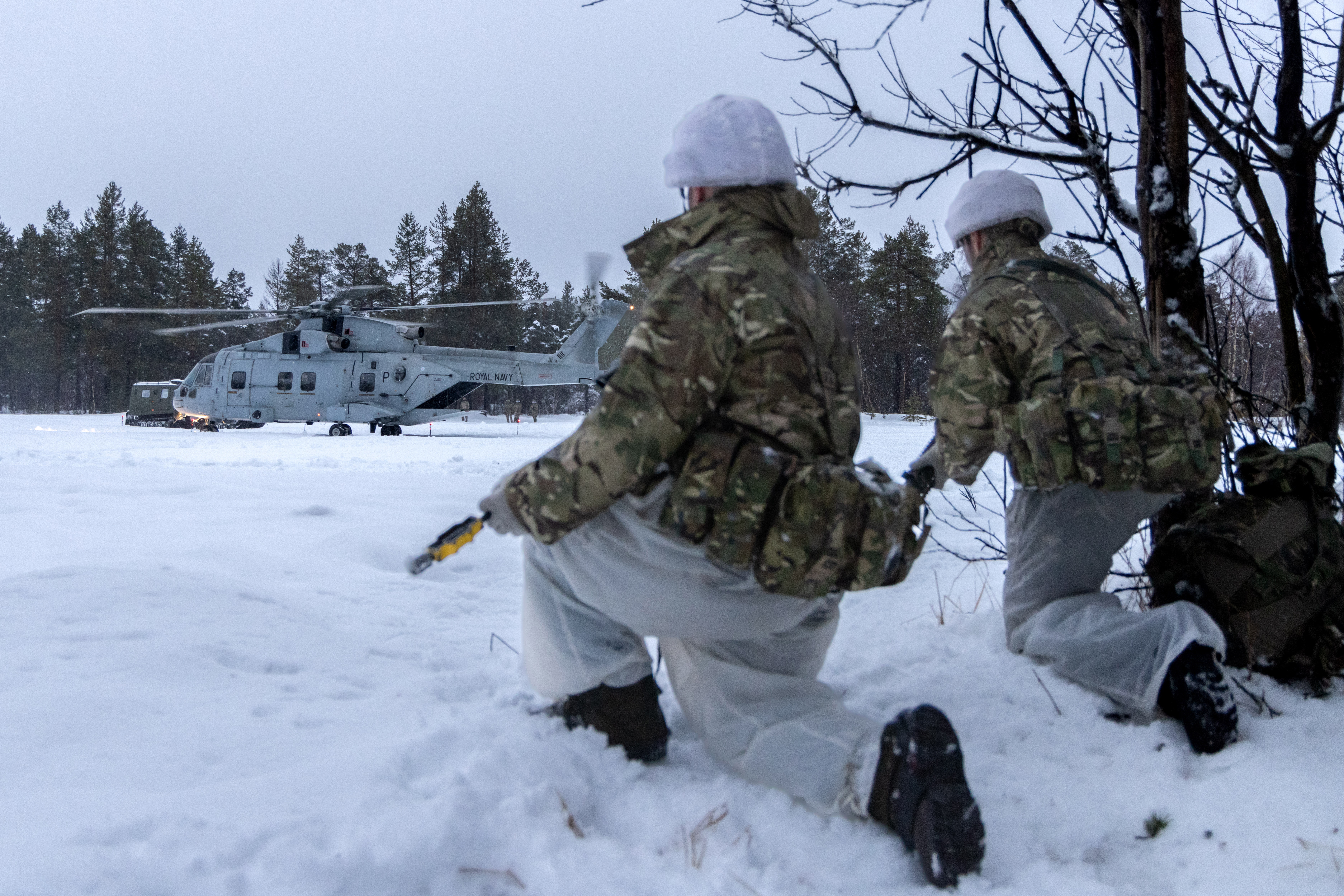 The Royal Navy's Helicopter Commando Force take part in Operation Clockwork 2023 in Norway 160223 CREDIT Royal Navy 11.jpg
