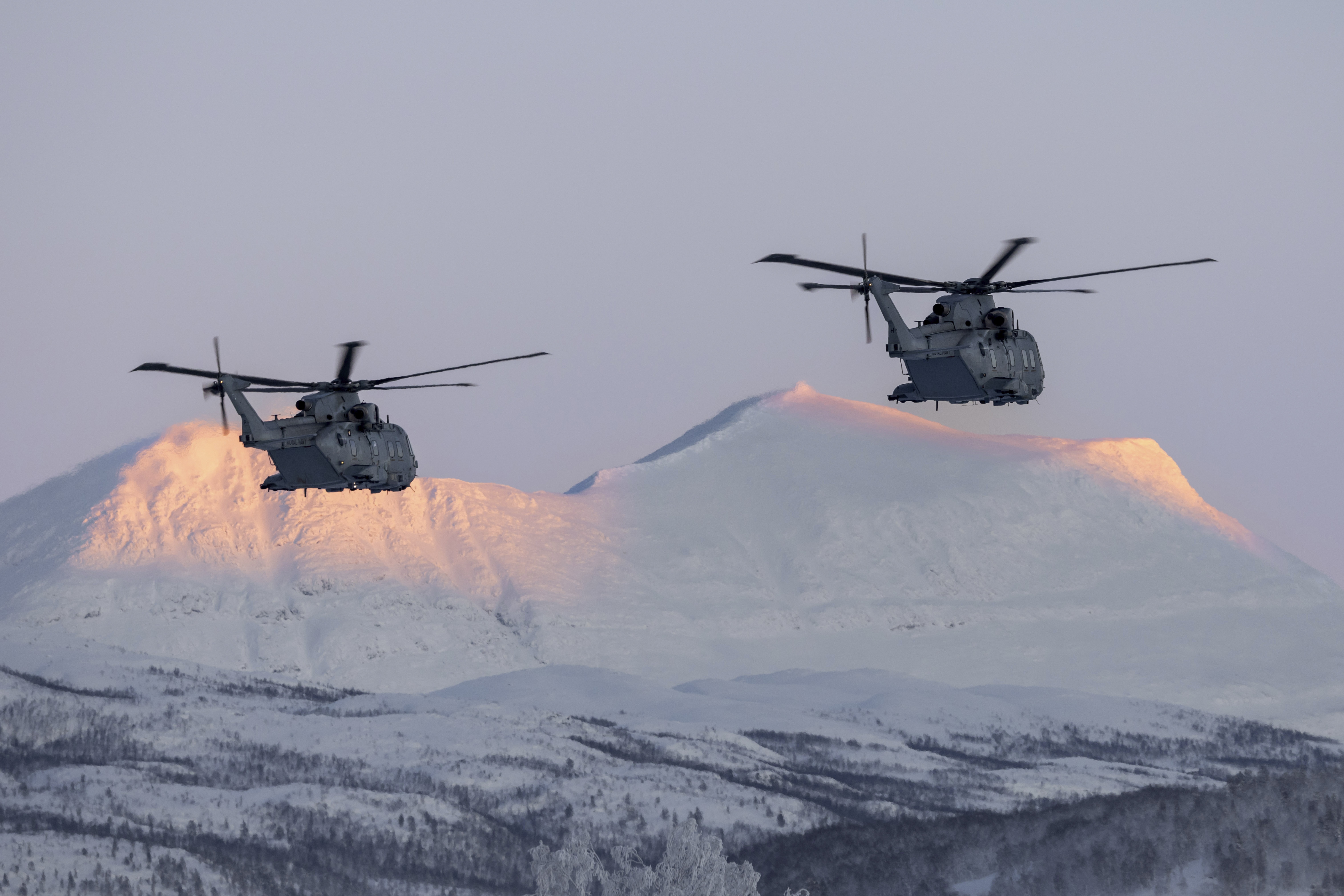 The Commando Helicopter Force take part in Operation Clockwork each winter (Picture: Royal Navy).