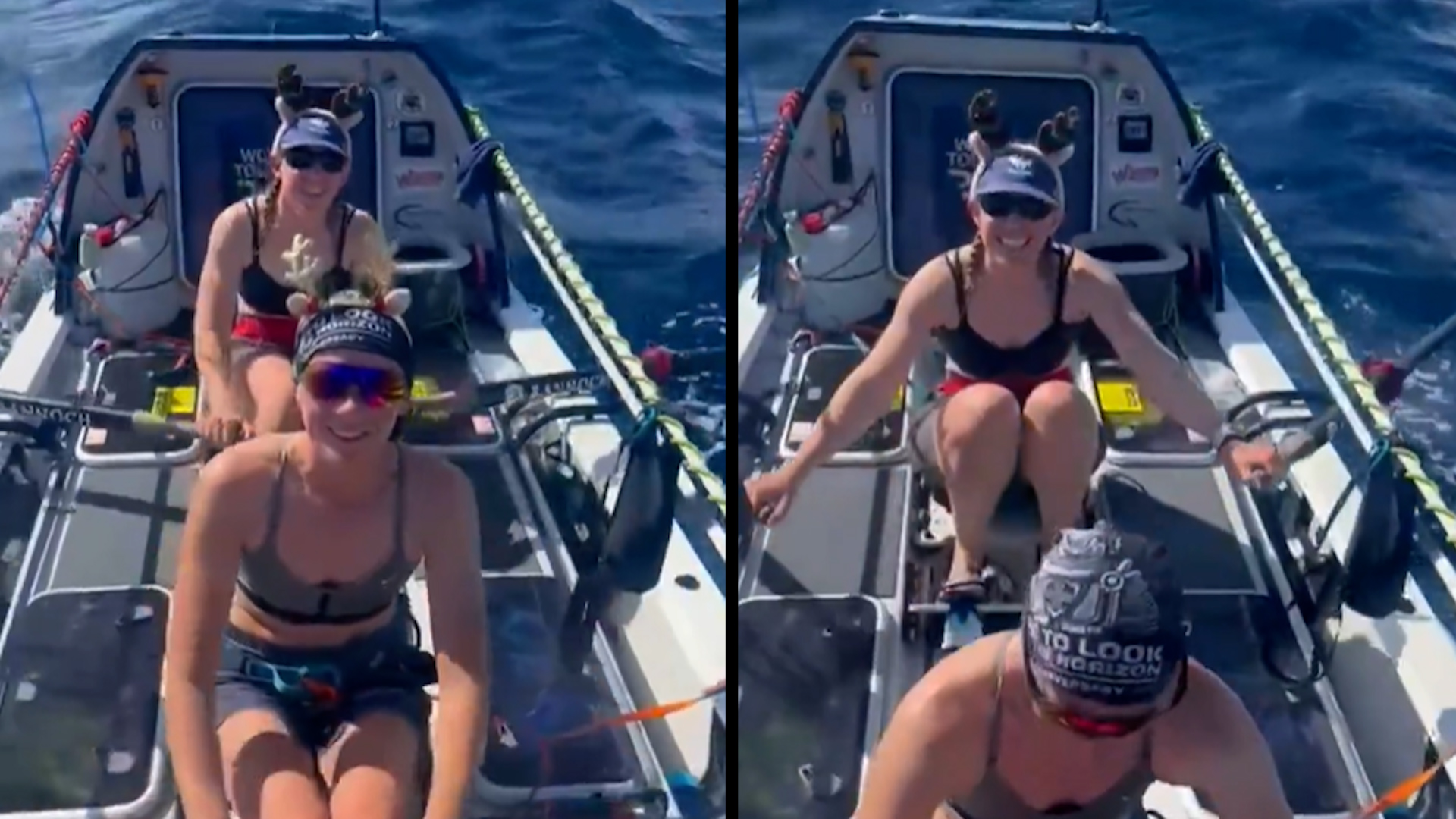The Royal Navy’s Official Ocean Rowing team HMS Oardacious Valkeries 26120224 CREDIT HMS Oardacious X