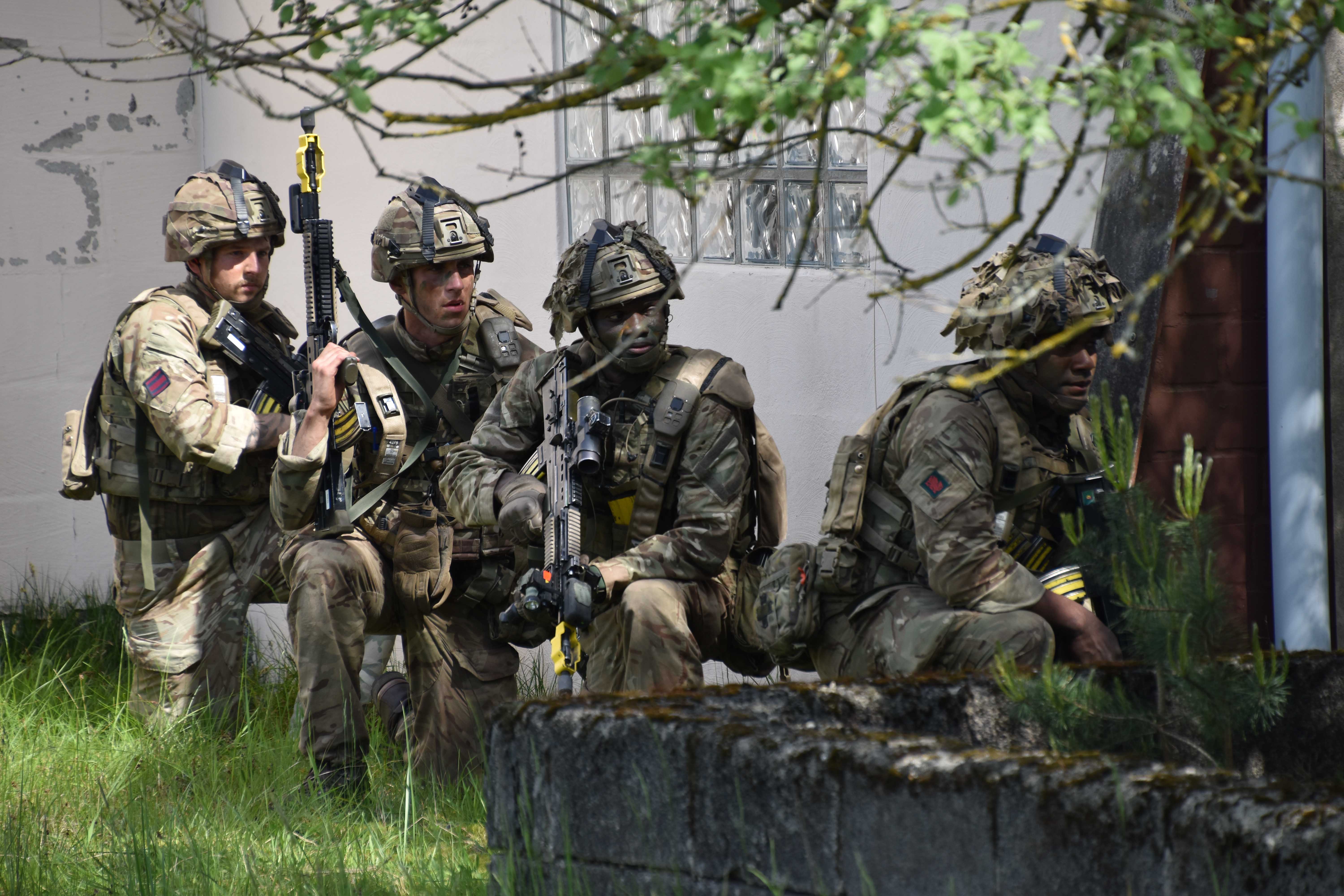 Soldiers used an AI engine which provides information on the surrounding environment and terrain