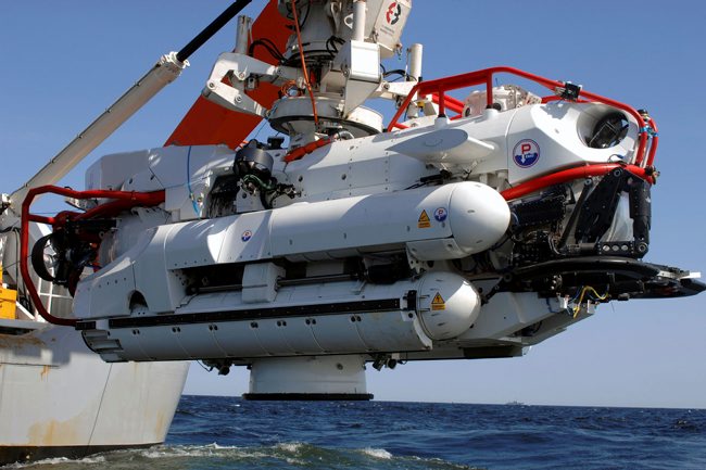 The NSRS' Submarine Rescue Vehicle and Transfer Under Pressure Systems (Picutre: MOD).