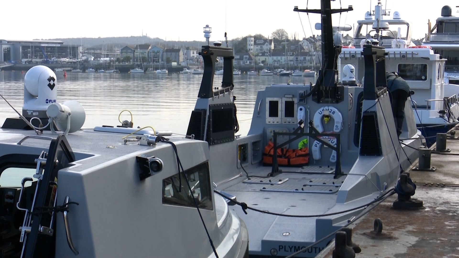The USVs can be remotely controlled from a centre located on another vessel or even on land