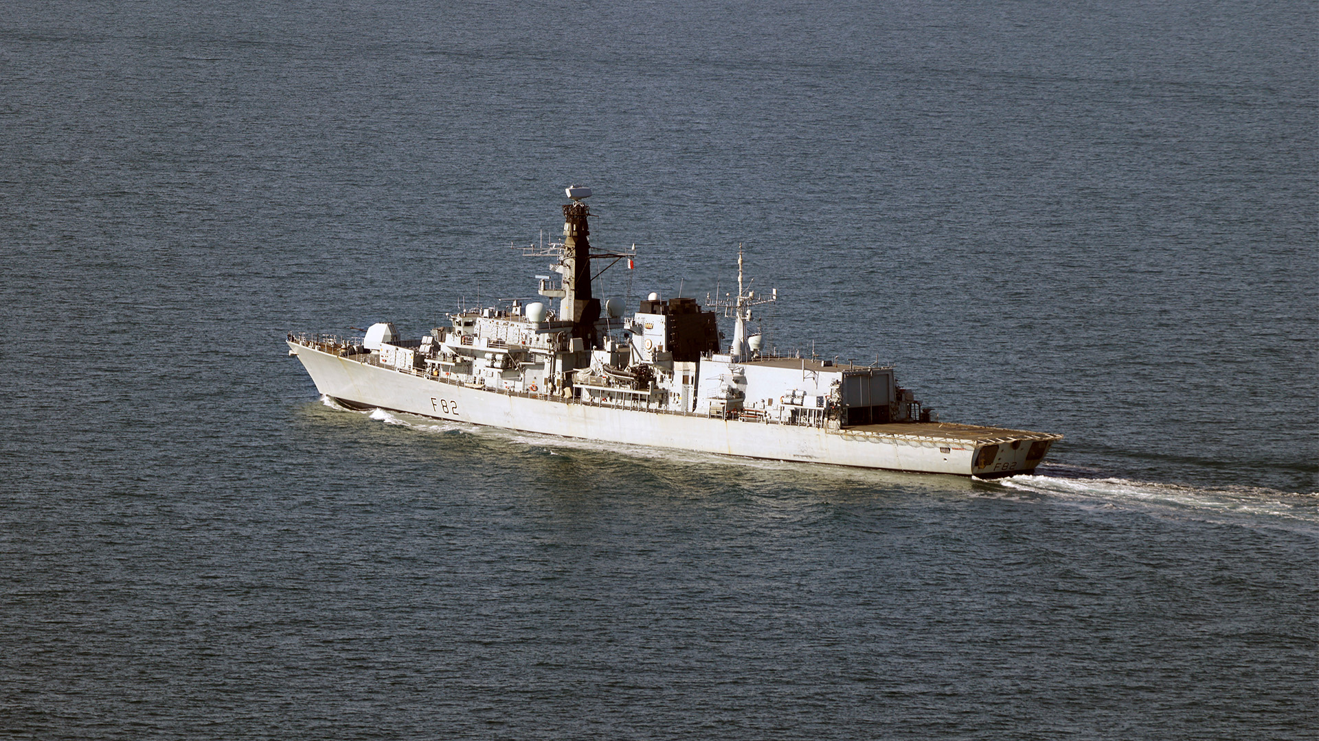 The crew of HMS Somerset are familiar with monitoring Russian naval ships