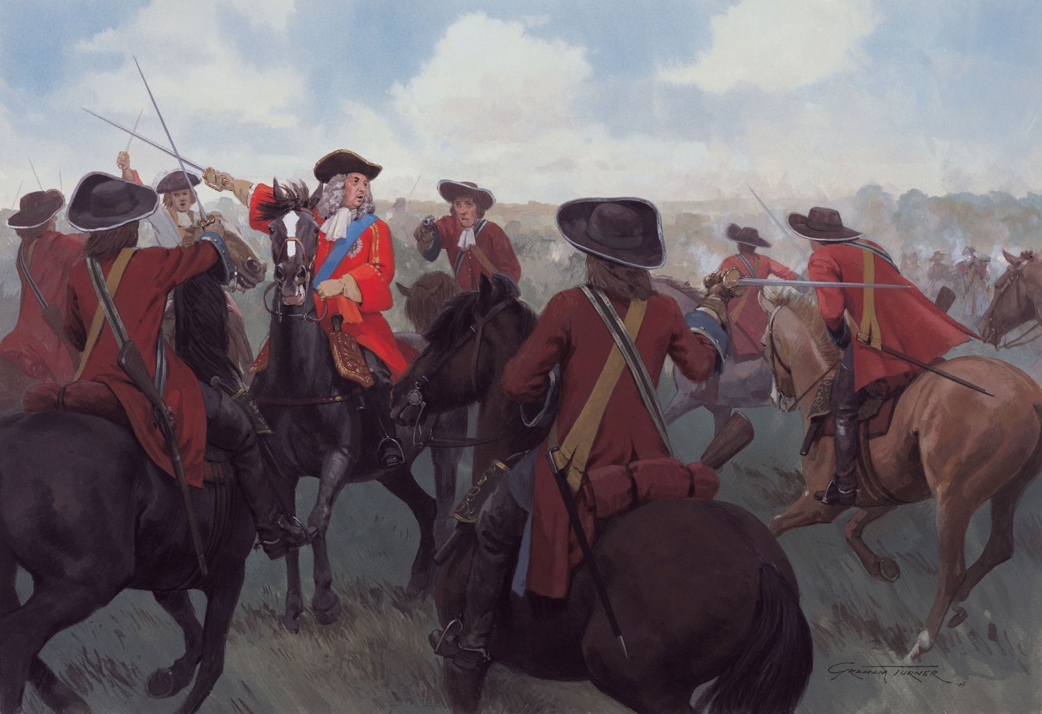 The death of the Duke of Schomberg, 1 July 1690