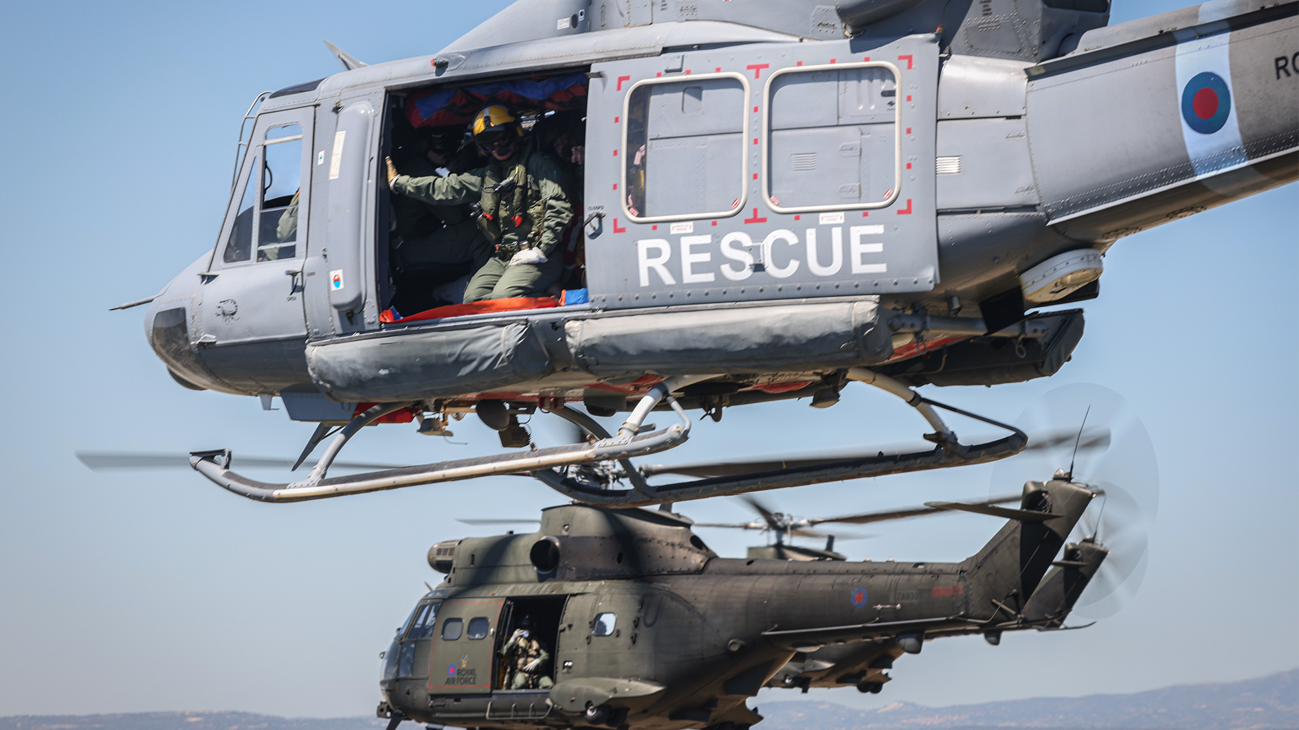 the handover of 84 Squadron based at Royal Air Force Akrotiri in Cyprus