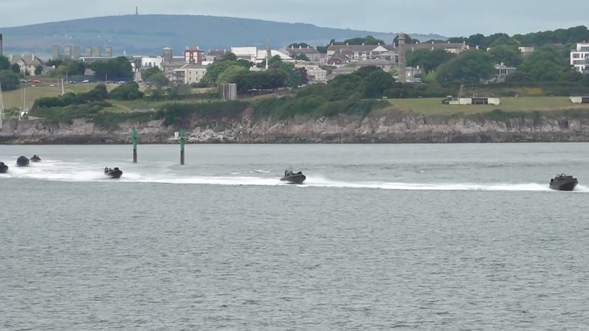 The offshore raiding craft is normally used as a very fast means of getting troops from ship to shore over the horizon 12072022 CREDIT BFBS
