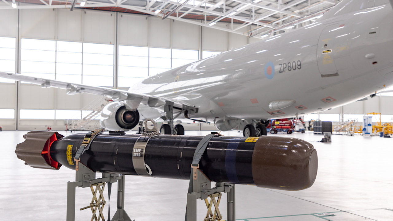 The RAF's Poseidon fleet will be armed with UK manufactured Sting Ray torpedoes (Picture: Royal Air Force).
