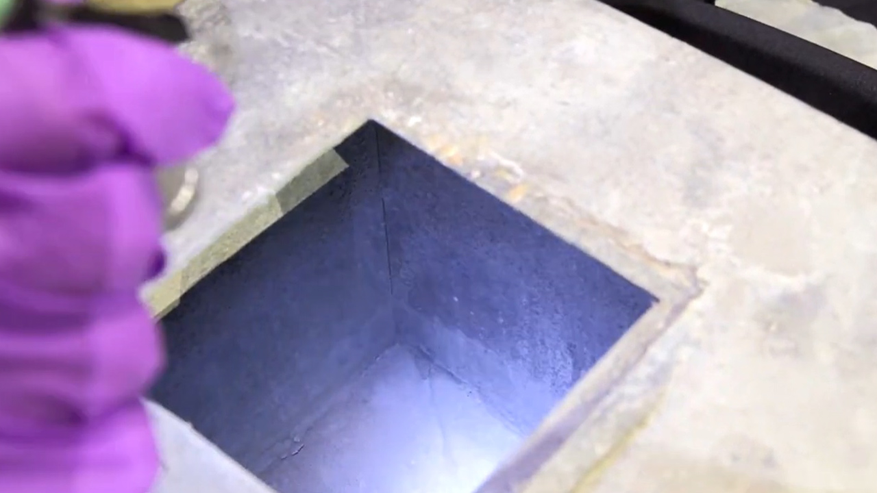 The West Point Kosciuszko Monument Time Capsule was found to be empty after it was opened (Picture: West Point The US Military Academy's YouTube channel).