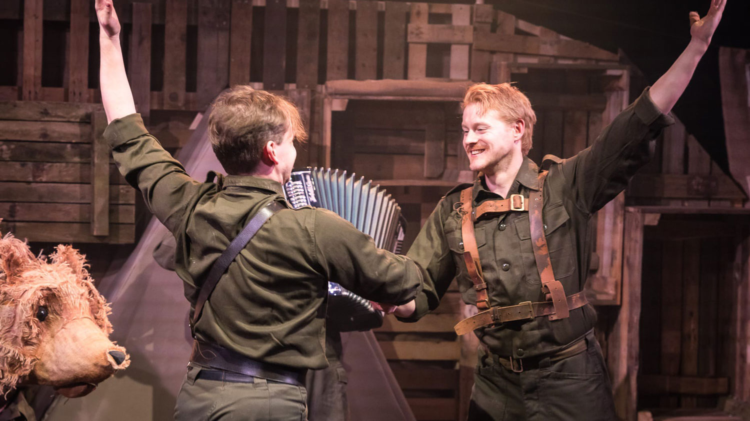 The Bear Who Went To War stage show CREDIT Alan Pollock