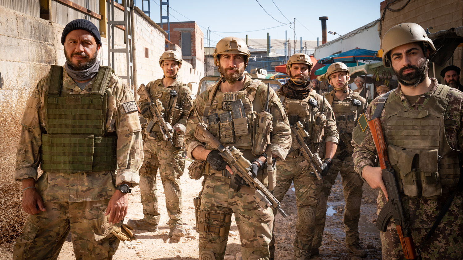 The Covenant Guy Ritchie Jake Gyllenhaal Dar Salim and other cast members CREDIT EPK.TV