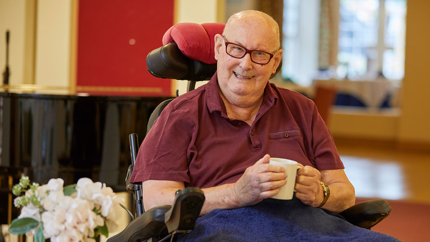 The late Ken Harris who created Star Moves with Ken exercise classes at Surbiton's Royal Star & Garter care home CREDIT Royal Star & Garter