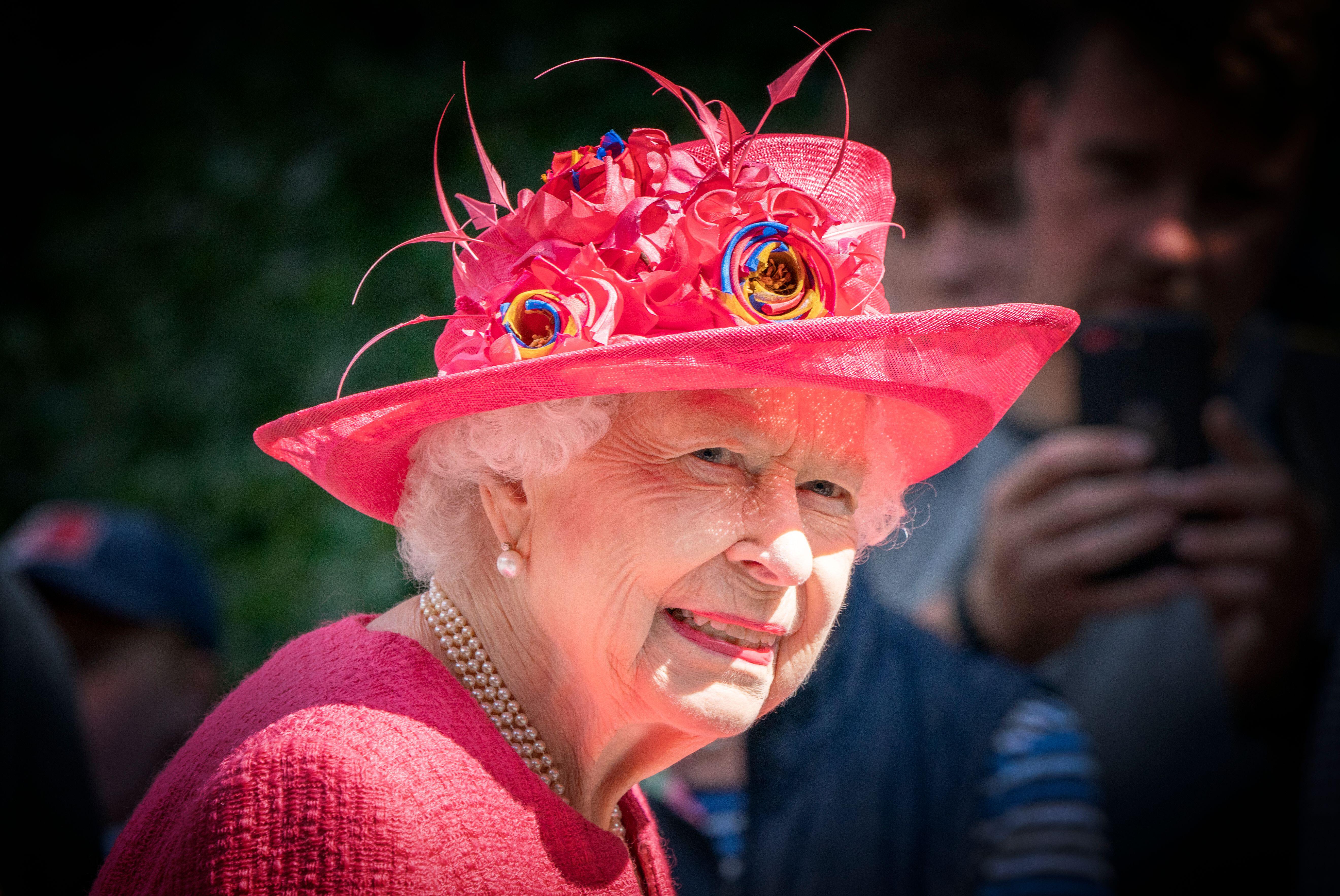 Queen Elizabeth II during an inspection of the Balaklava Company, 5 Battalion The Royal Regiment of Scotland in August 2021 (Picture: PA Images / Alamy Stock Photo).