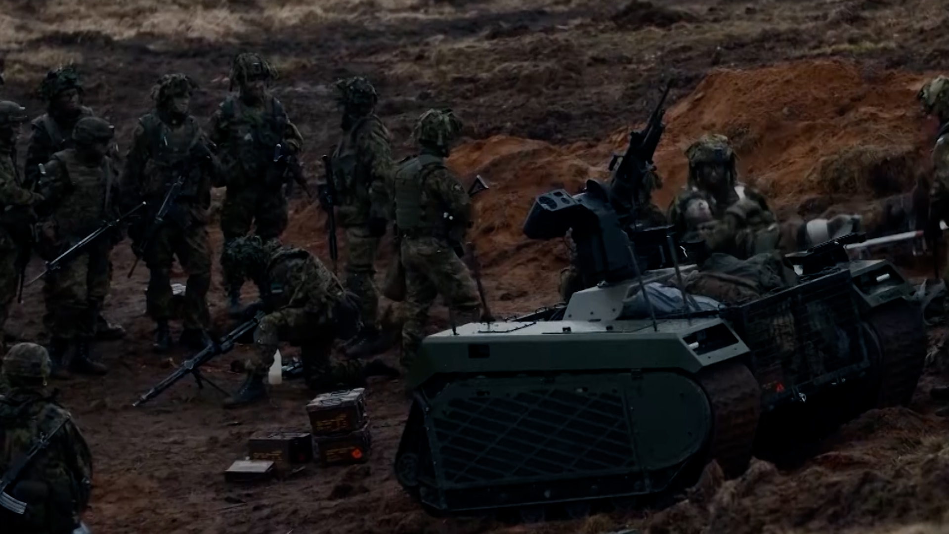 Themis UGV being used for drills 240325 CREDIT Milrem Robotics