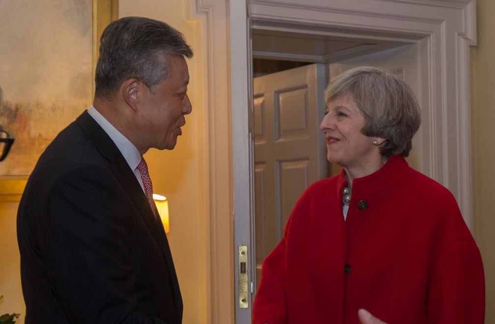 Theresa May & Chinese Ambassador